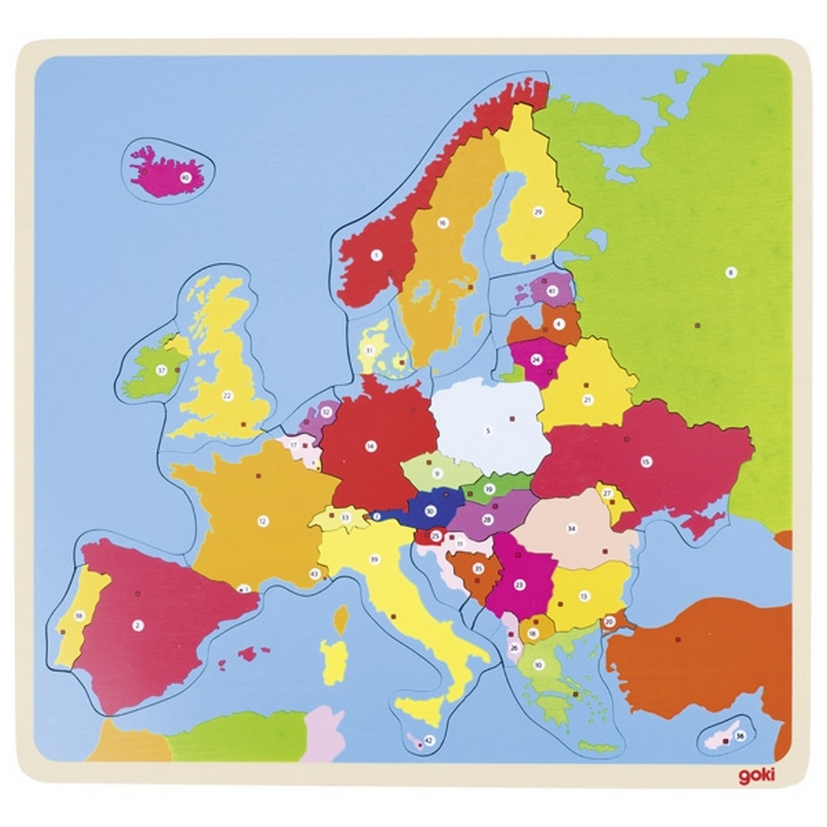 57509.GK Puzzle Europa