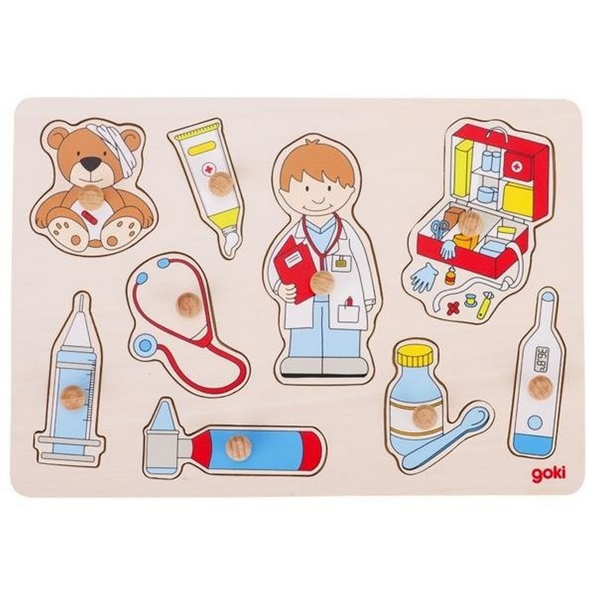 Puzzle con pomelli, Il Dottore