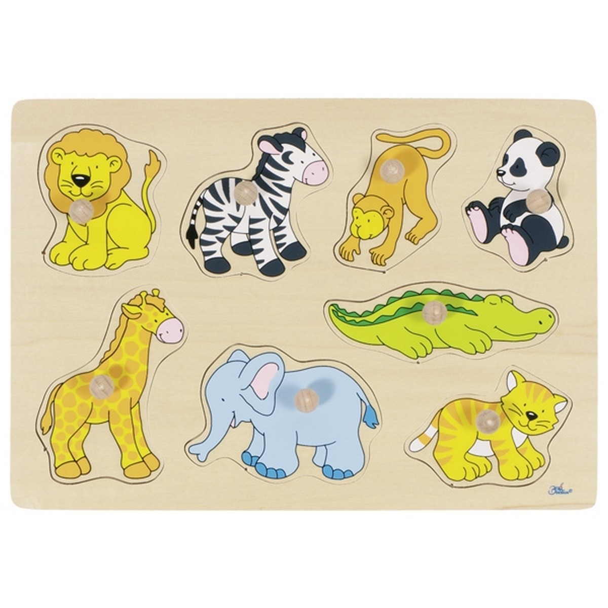 Puzzle con Pomelli - Animali Zoo
