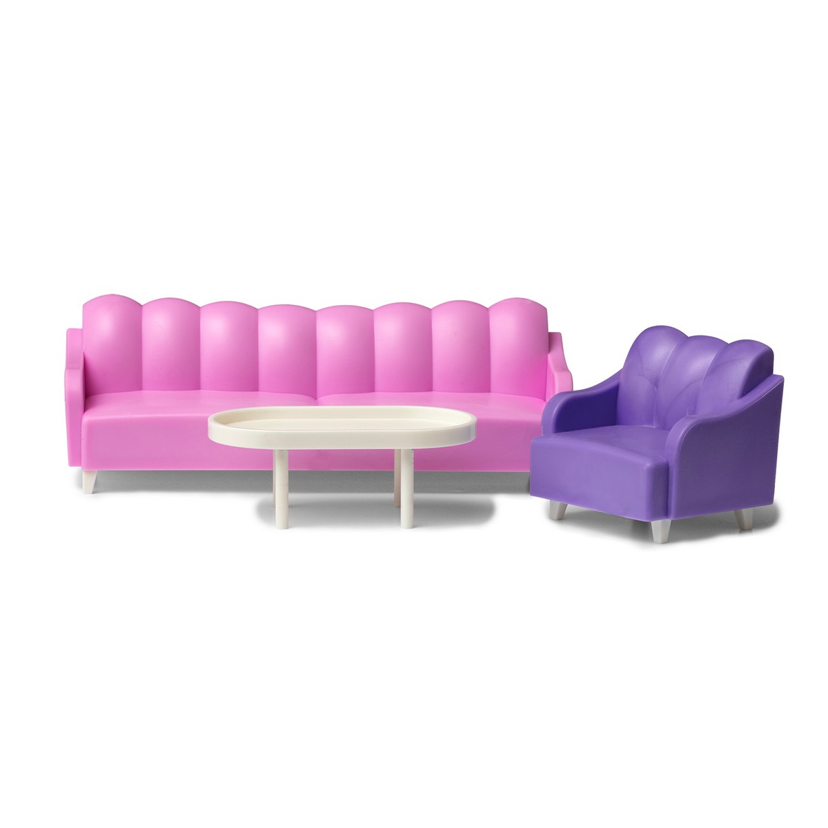 Lundby - Set Soggiorno Viola e Rosa