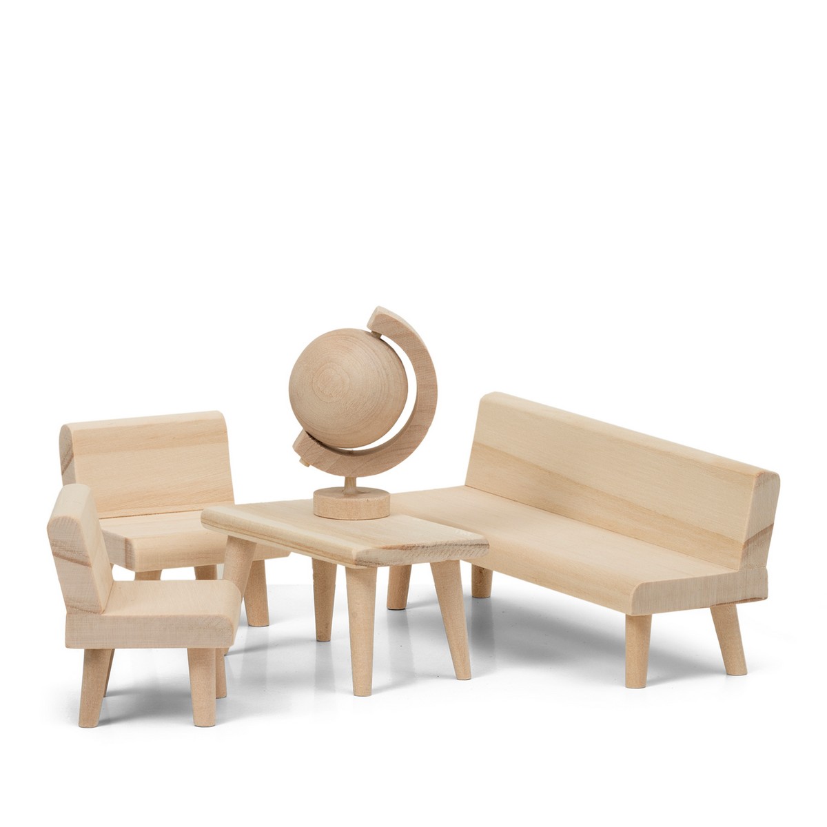 Lundby - Set Soggiorno Legno