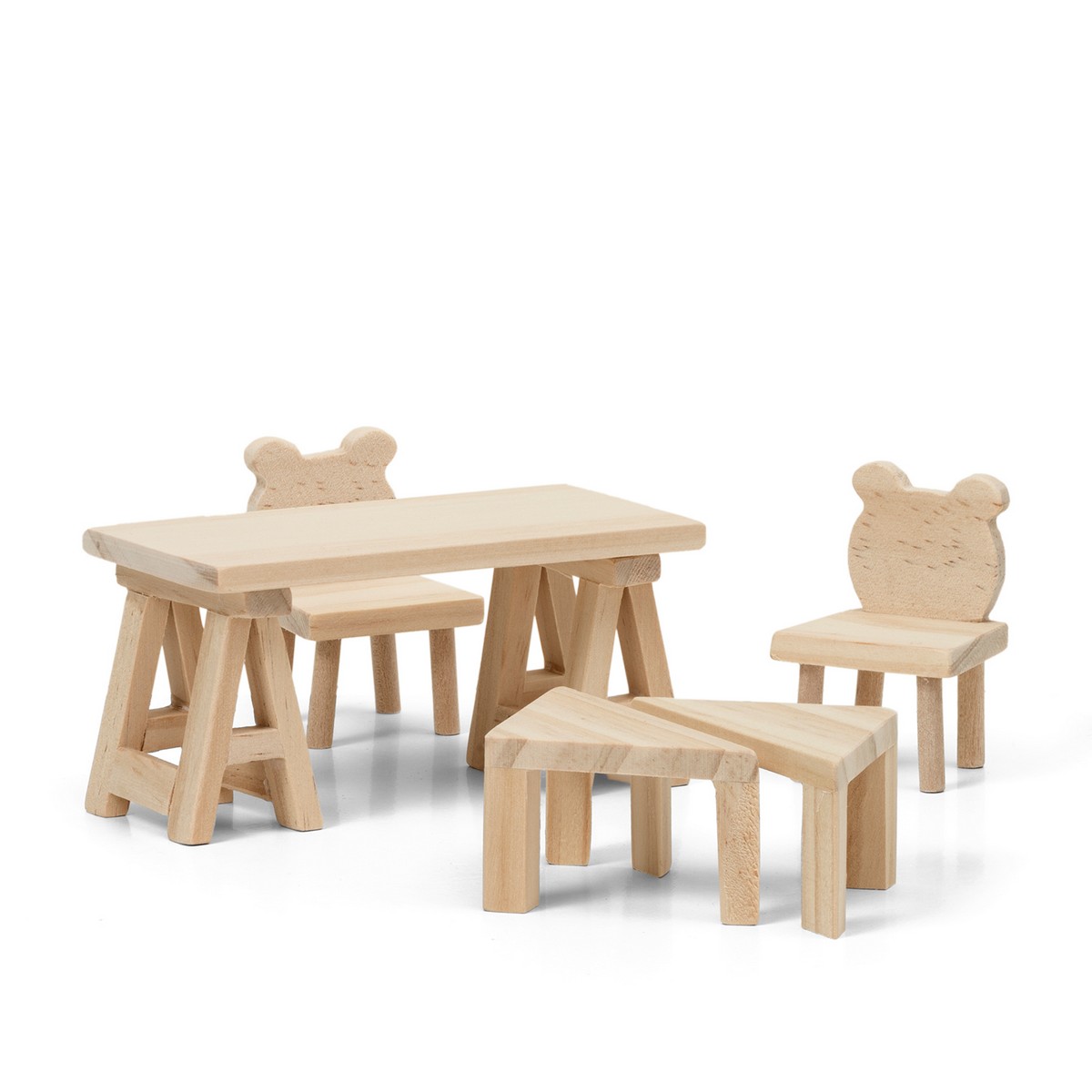 Lundby - Tavolo e Sedie Legno