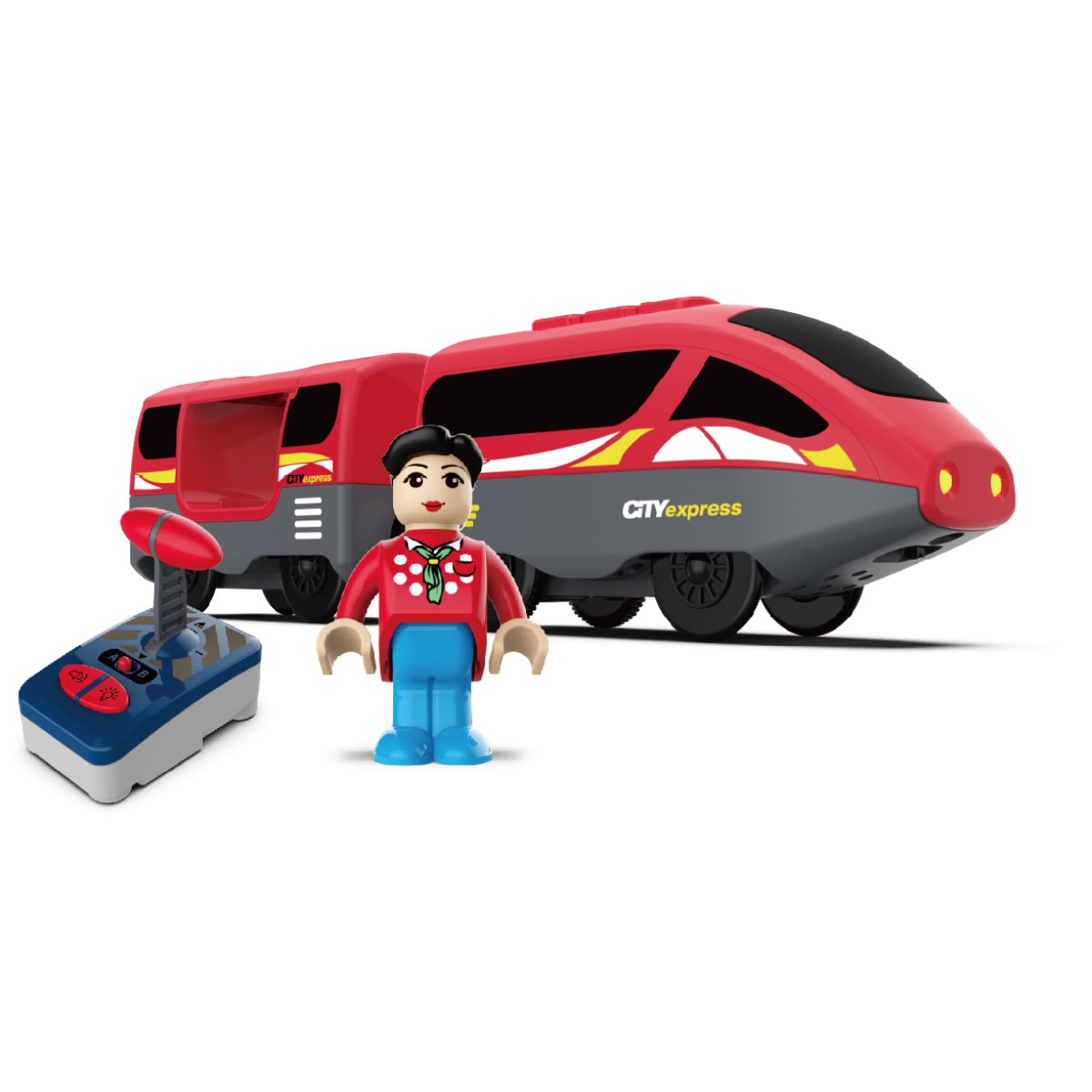 Trenino in Legno - Treno Elettrico "Jenny" con Radiocomando