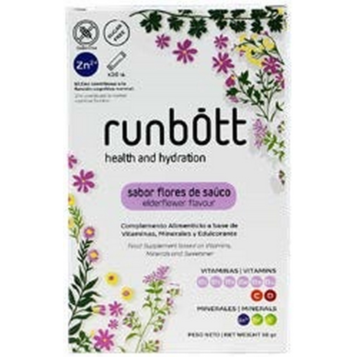 973506.RUN Box 10 Bustine Idratazione - Fiori di Sambuco