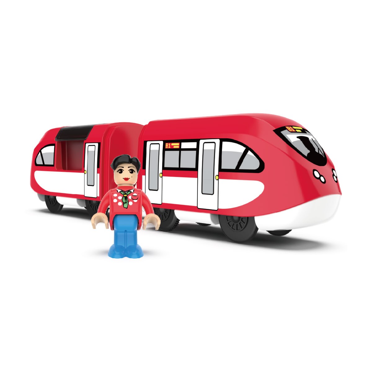 Trenino in Legno - Treno Elettrico "Bernie"