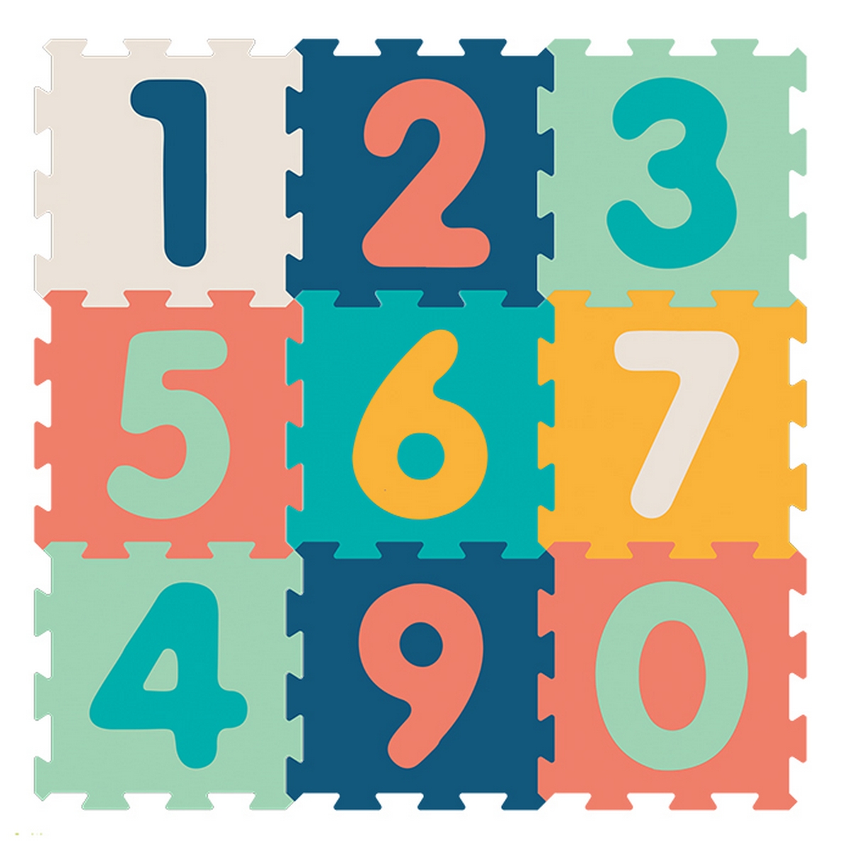 Tappeto Puzzle Numeri