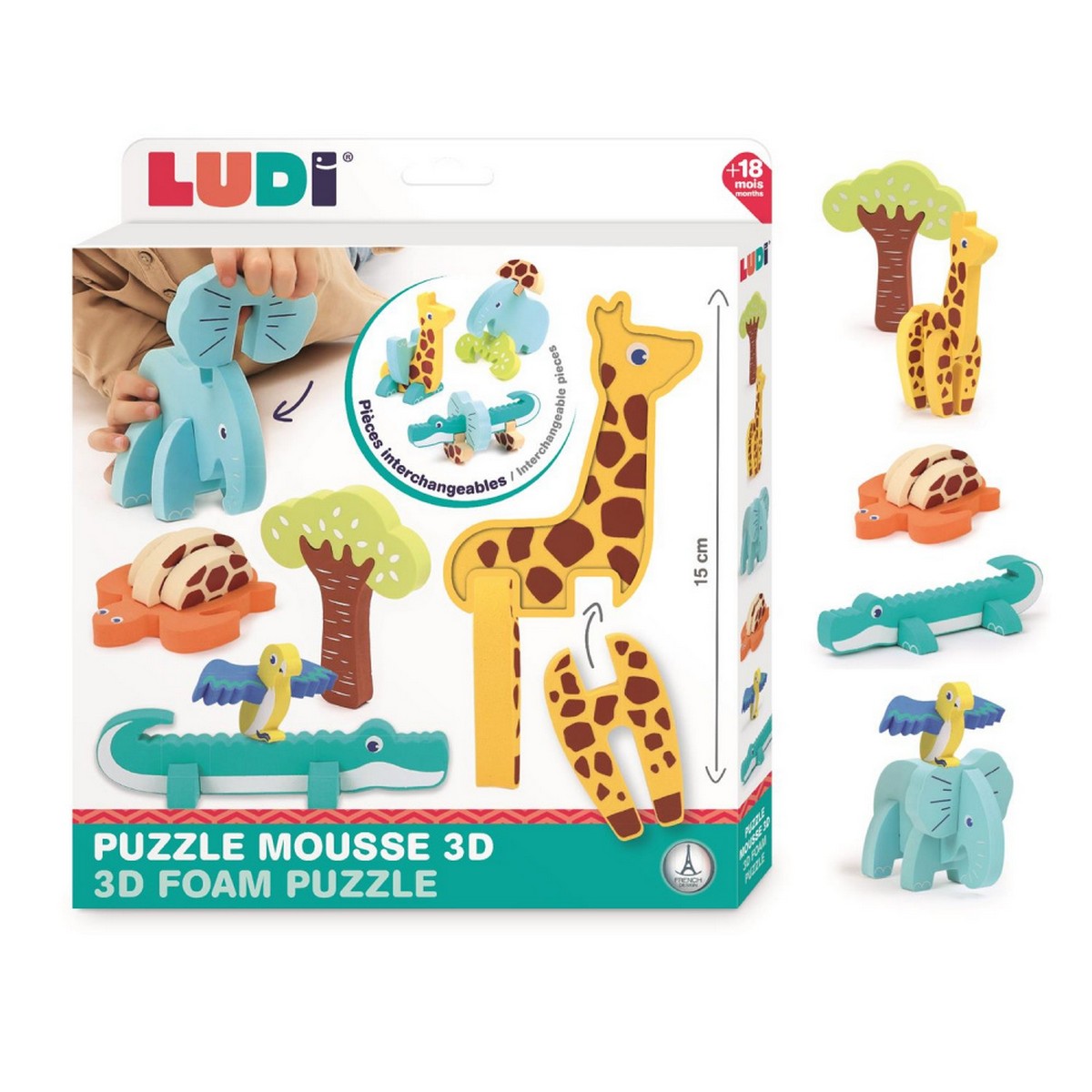 Puzzle 3D - Savana