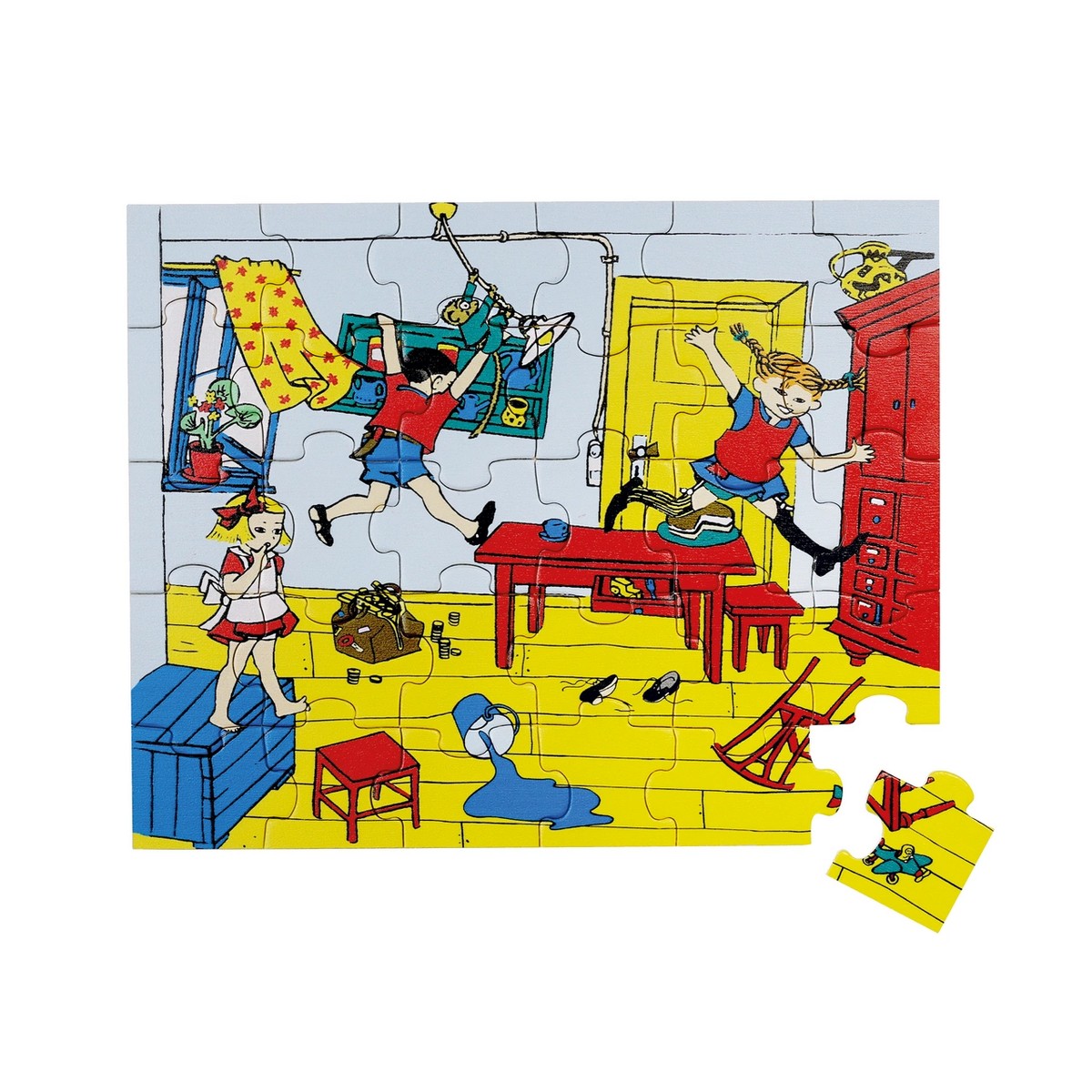 Puzzle in Legno - Pippi Calzelunghe 30 pz