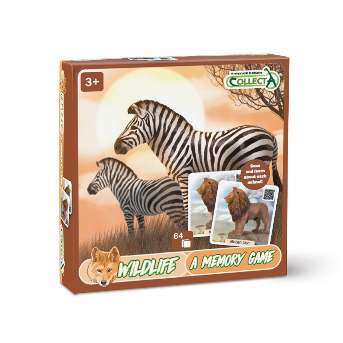 84238.COL Gioco del Memory - Wild Life