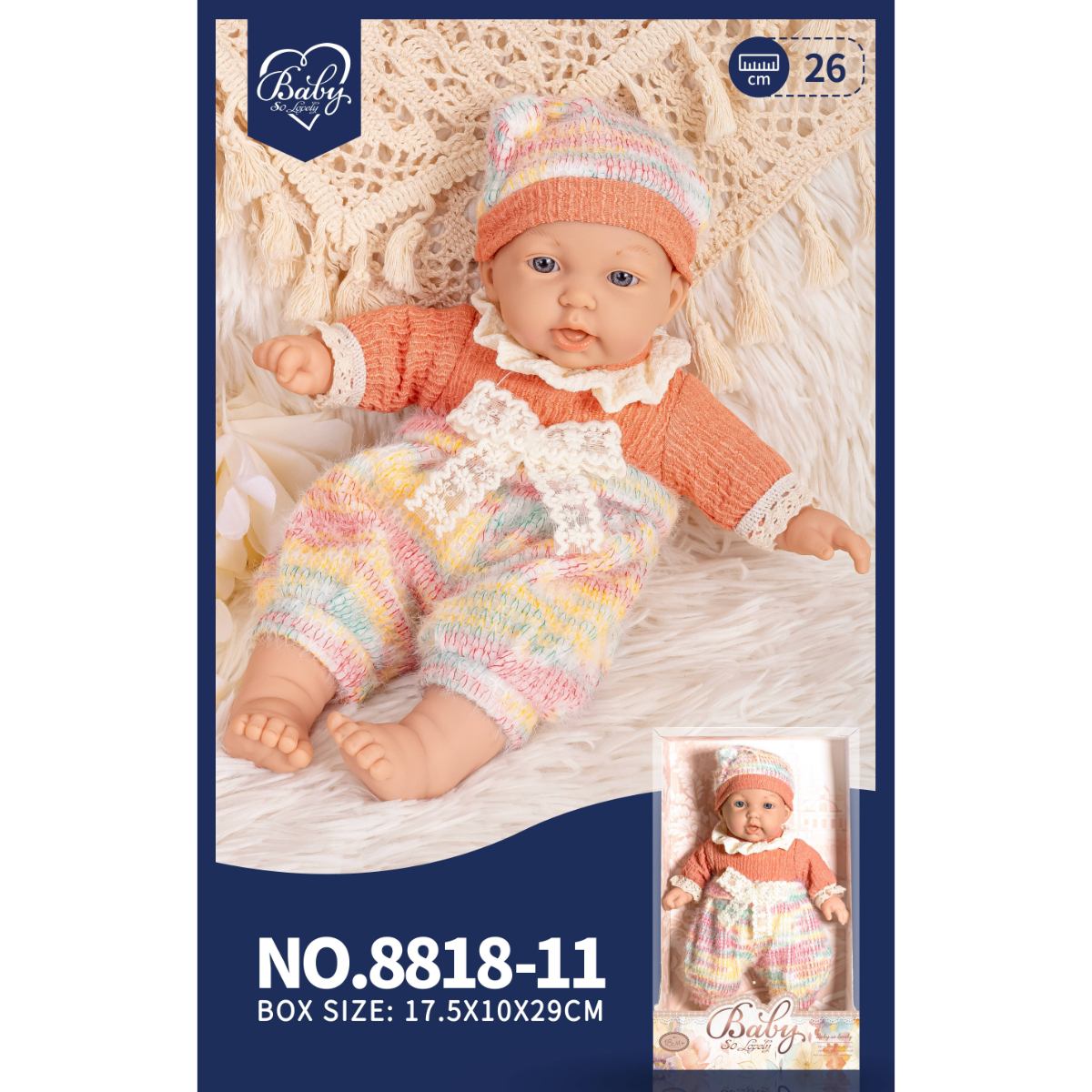 Bebe' 26cm - Corpo Morbido