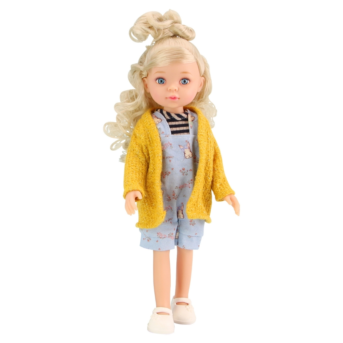 Bambola 33Cm - Salopette Azzurra