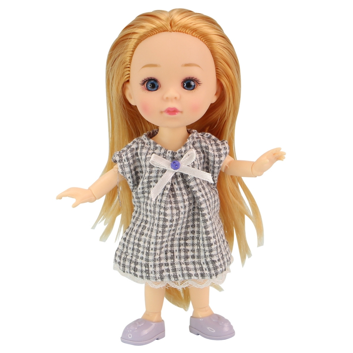 Bambola 15Cm - Abito Azzurro