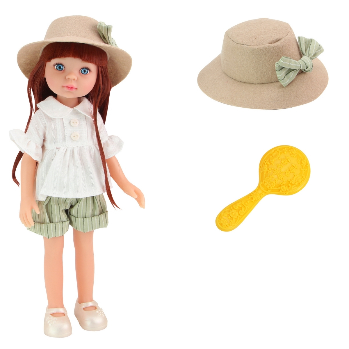 Bambola 33Cm - Shorts Verdi + Accessori