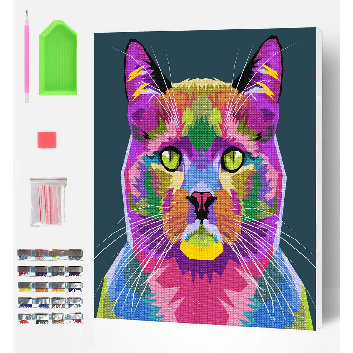 Dipingi con Diamanti - Gatto