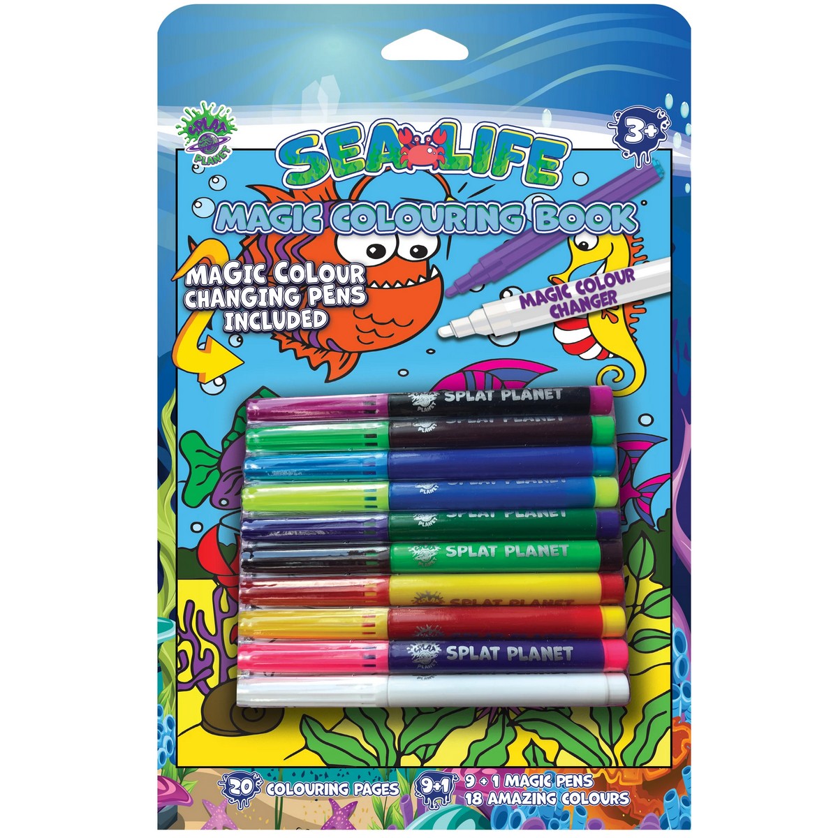 Libro con Colori Magici - Mondo Marino