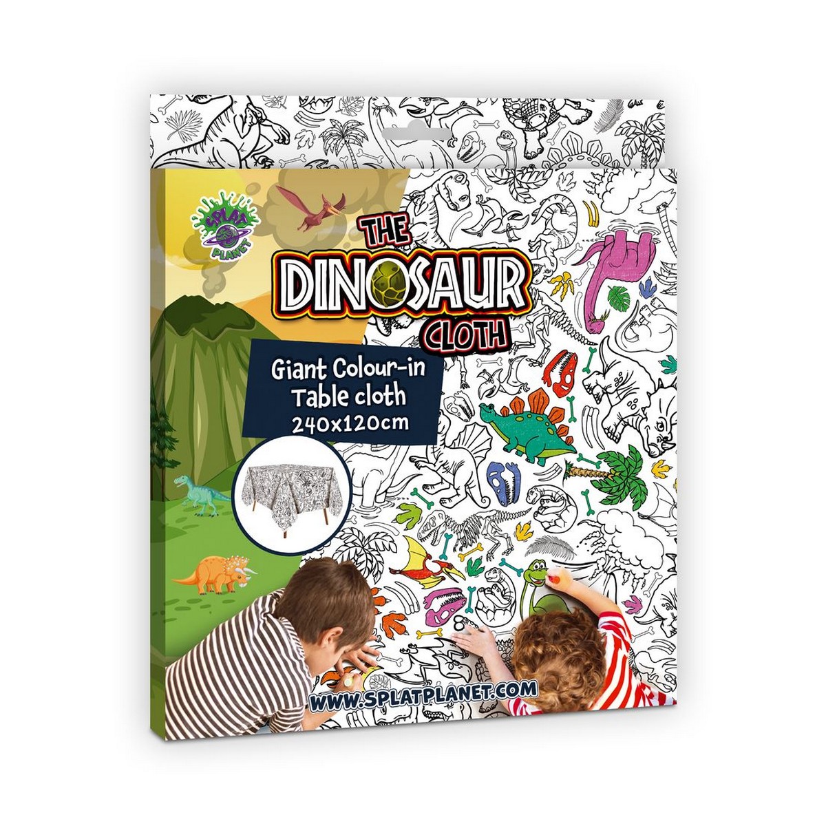 Tovaglia da Colorare - Dinosauri