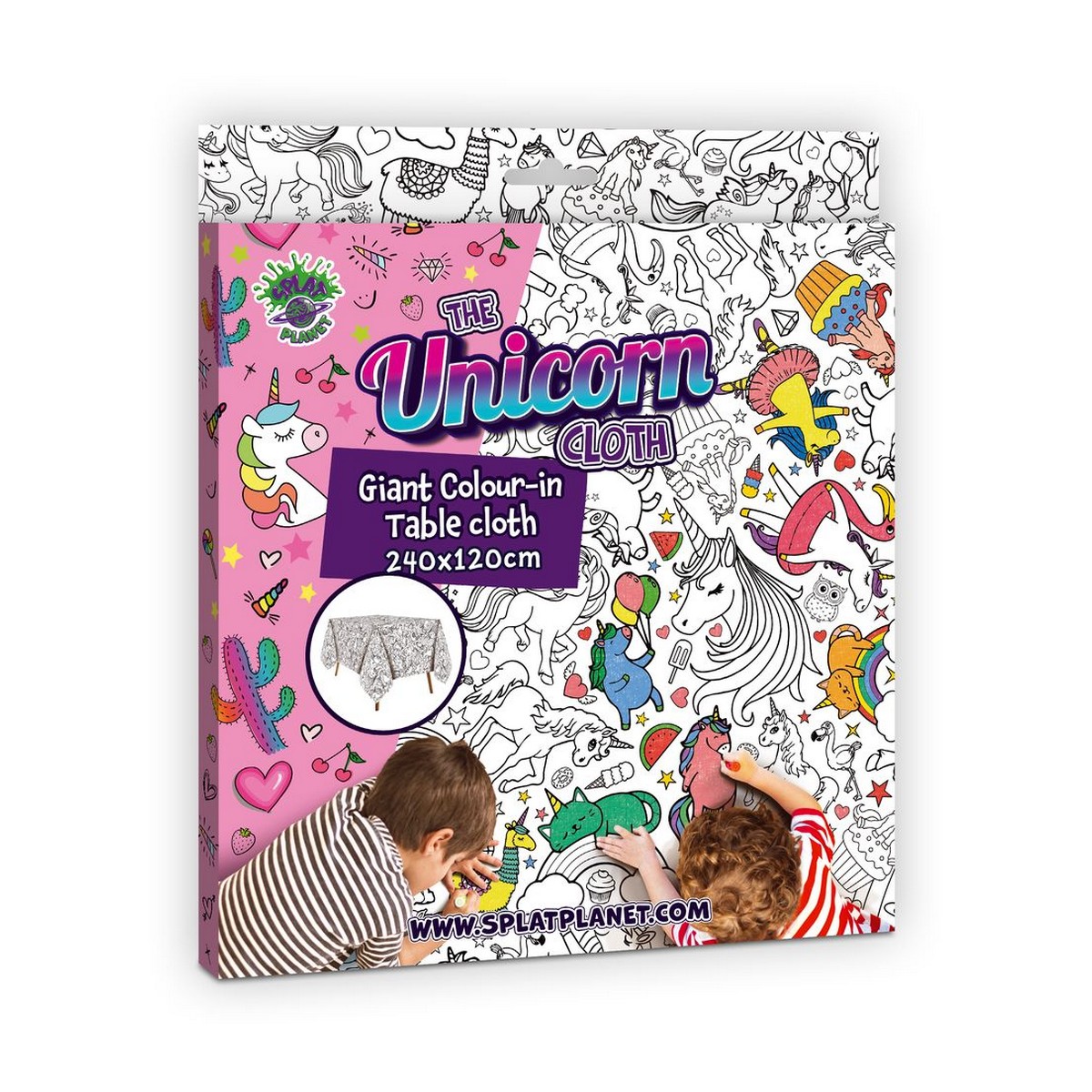 Tovaglia da Colorare - Unicorni
