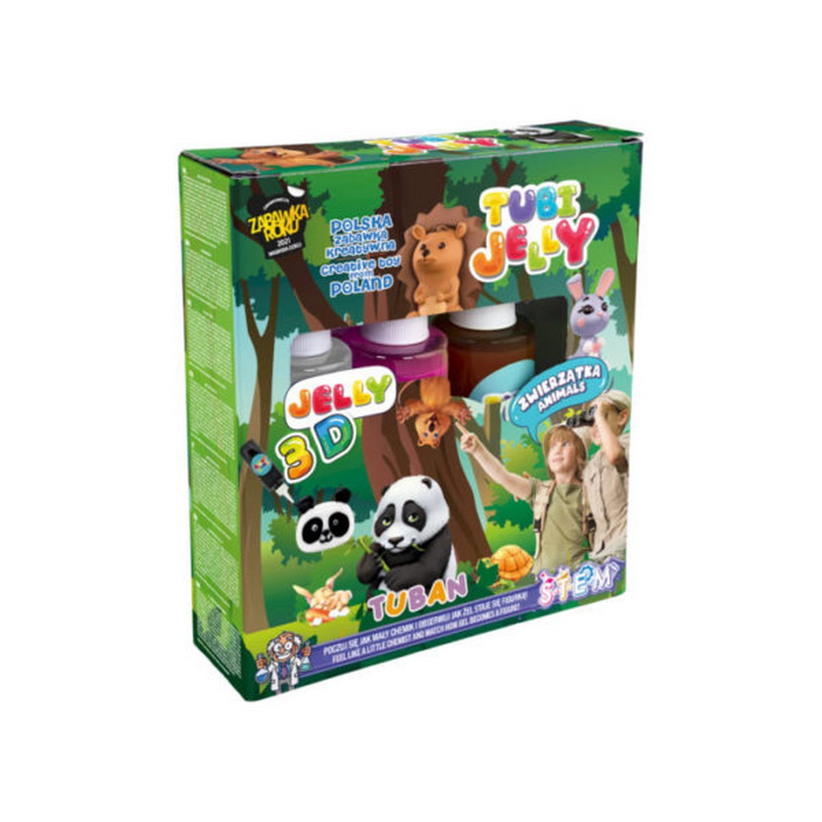 Set Tubi Jelly - Animali 3 Colori
