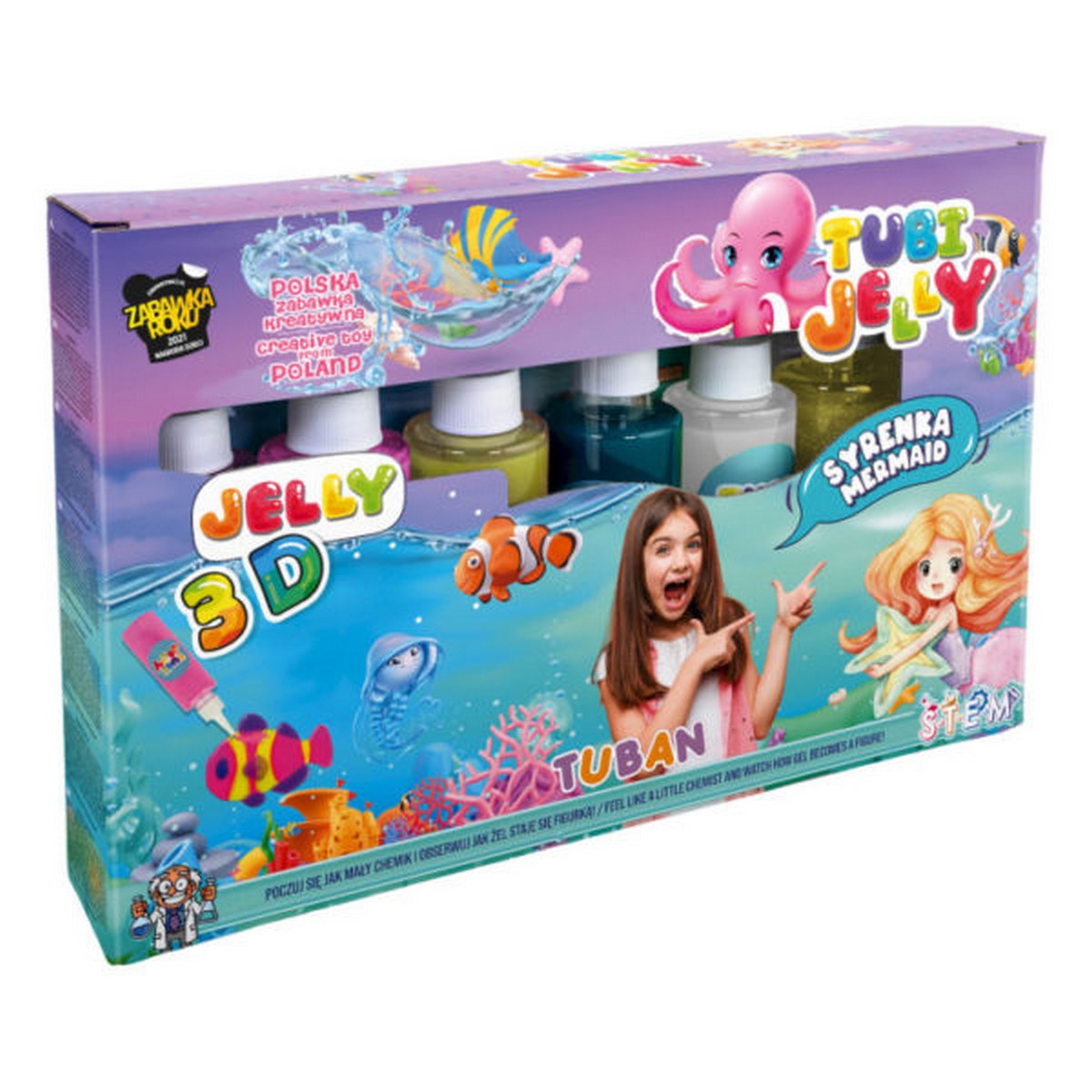 Set Tubi Jelly - Sirena 6 Colori