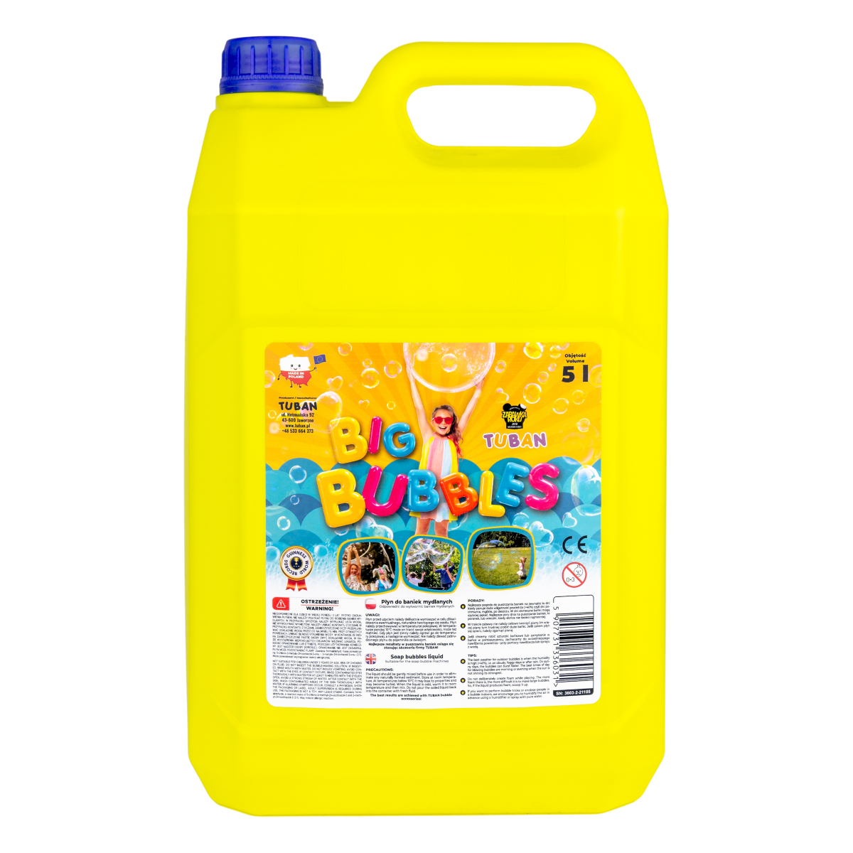 Liquido per Bolle di Sapone 5L