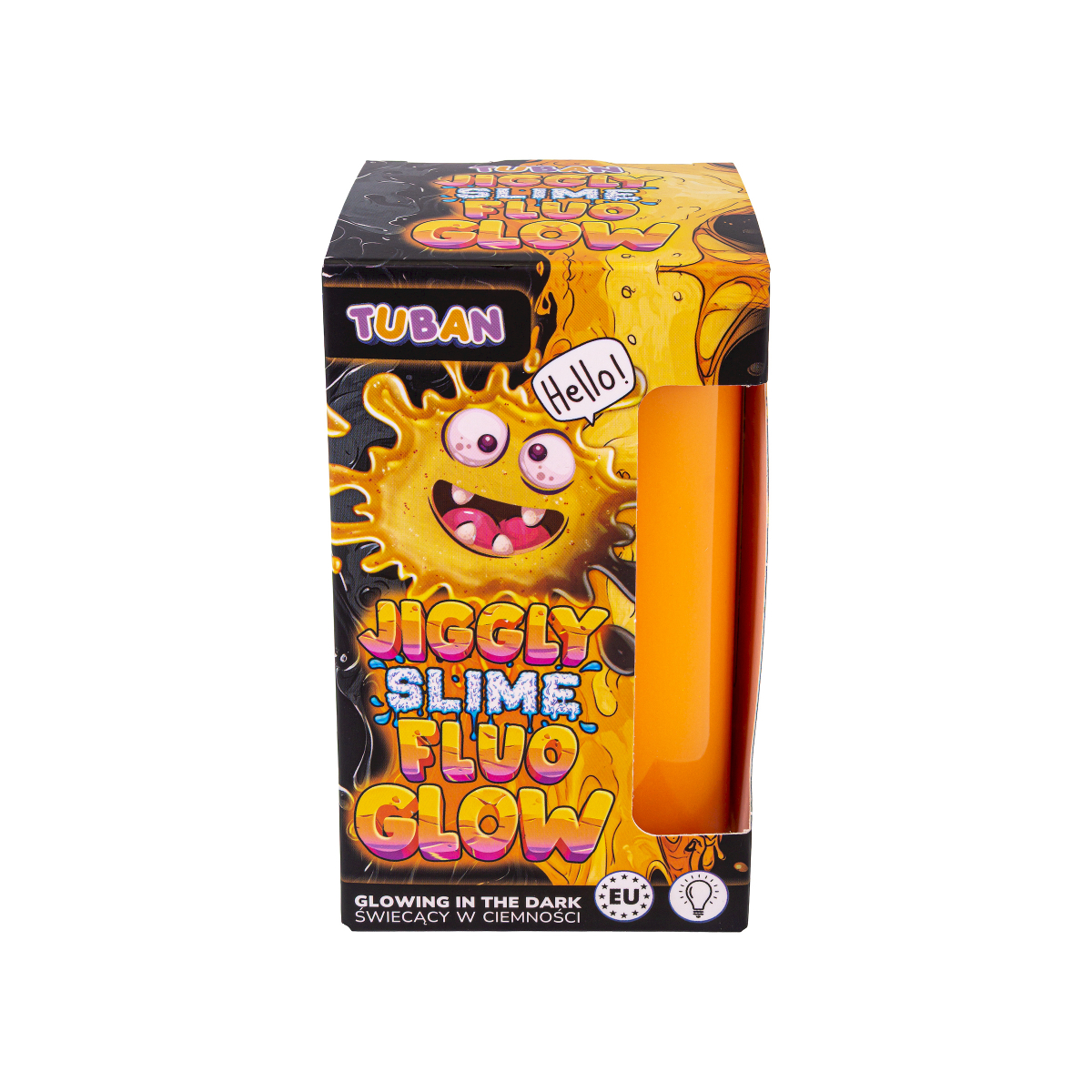 Slime Jiggly Fluo Glow - Arancio