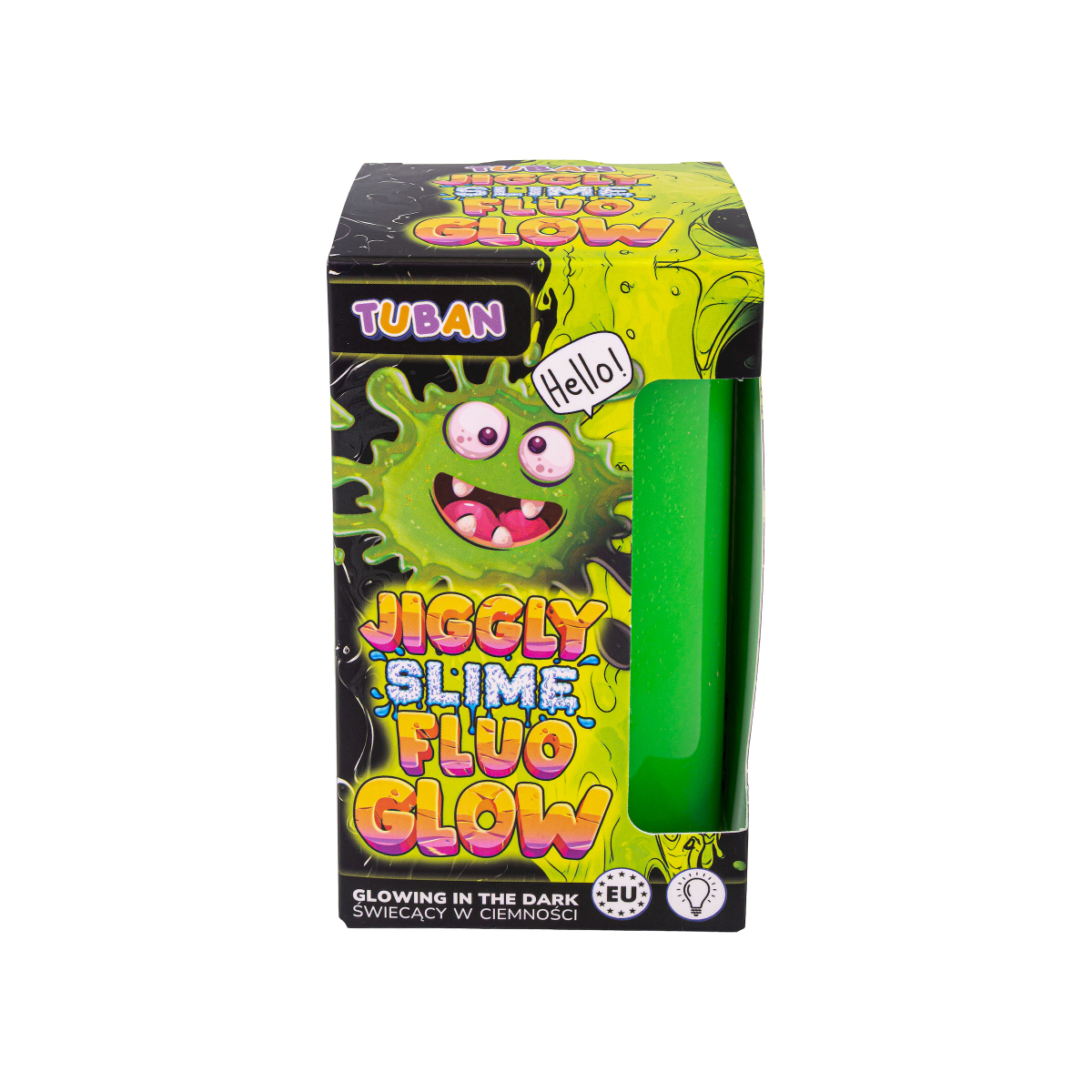 Slime Jiggly Fluo Glow - Verde