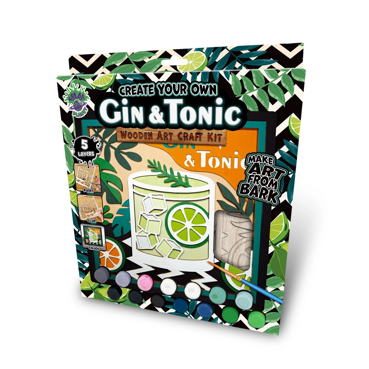 Kit Creativo in Legno 3D - Gin & Tonic