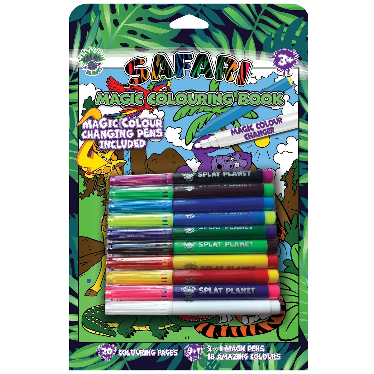 ZooCB.SPL Libro con Colori Magici - Safari