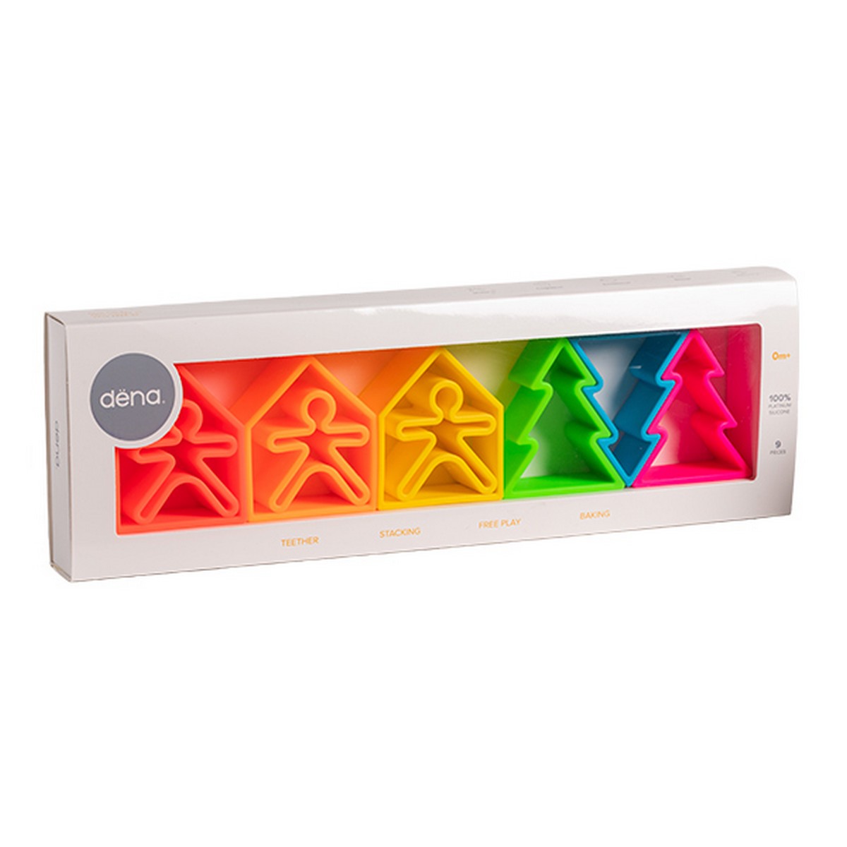 Forme in Silicone - Set da 9 Neon