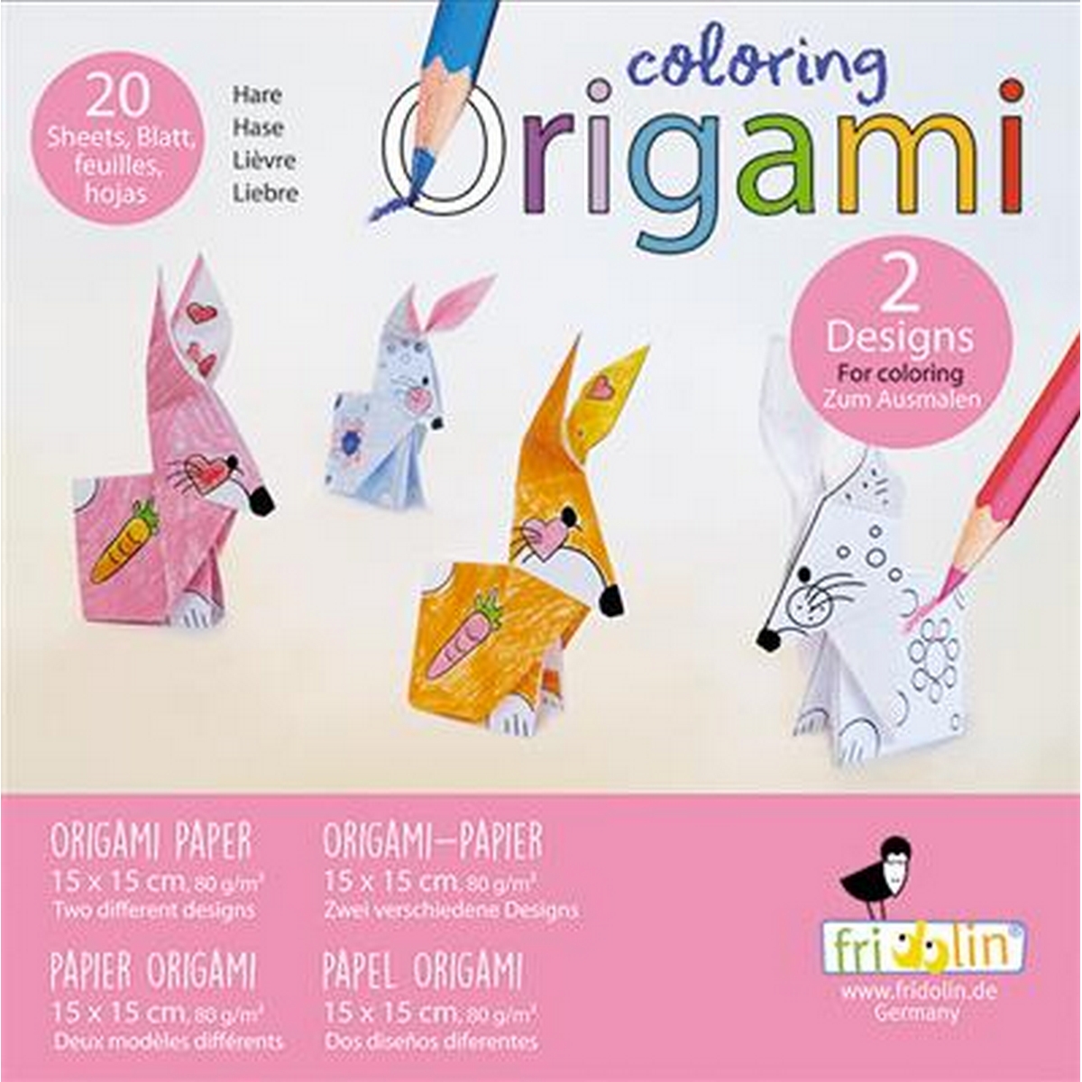 Coloring Origami - Lepre