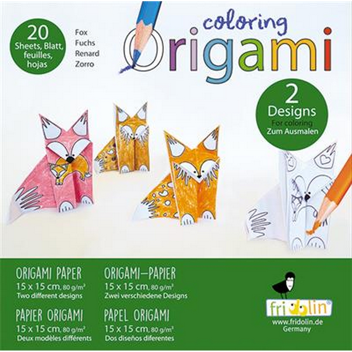 Coloring Origami - Volpe