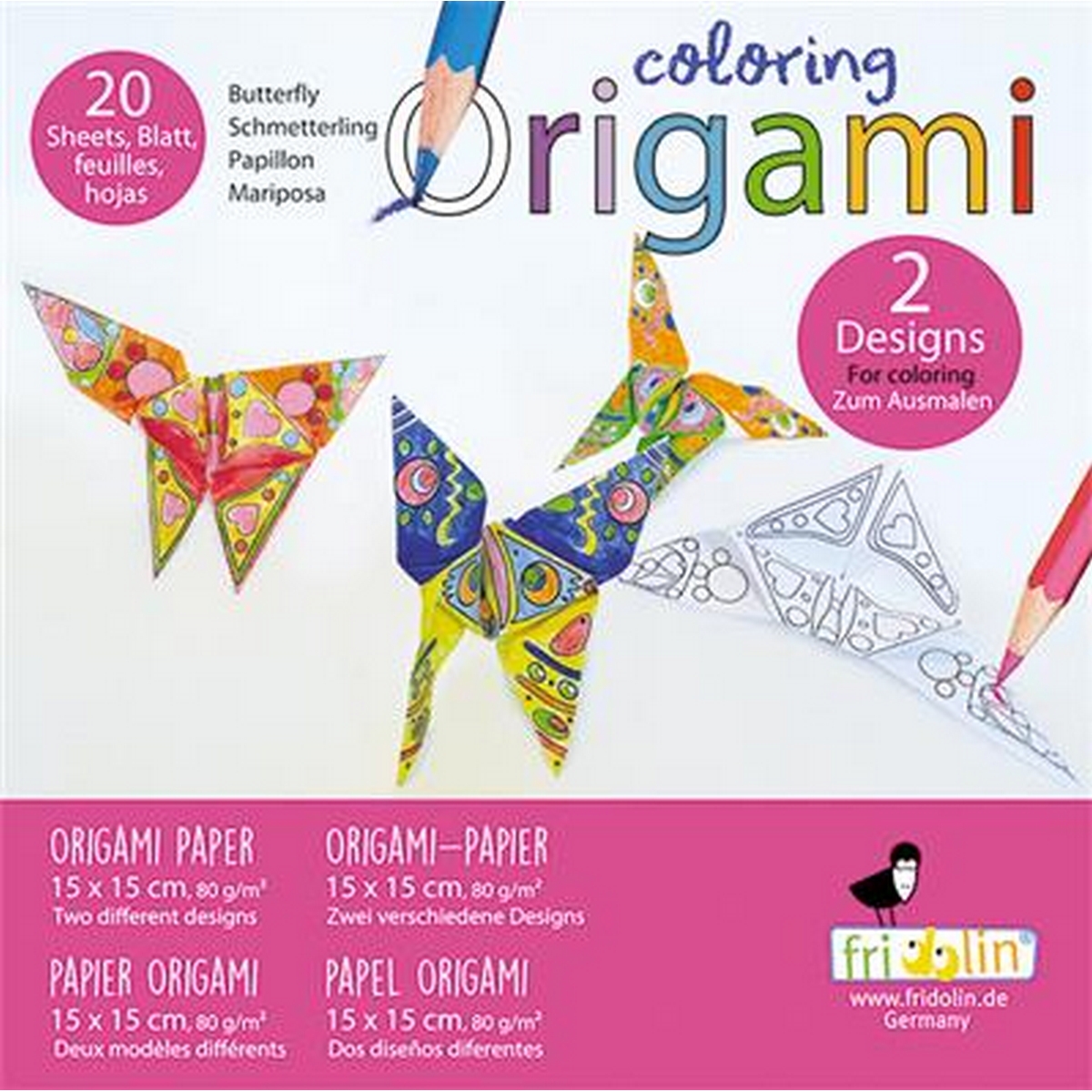 Coloring Origami - Farfalla