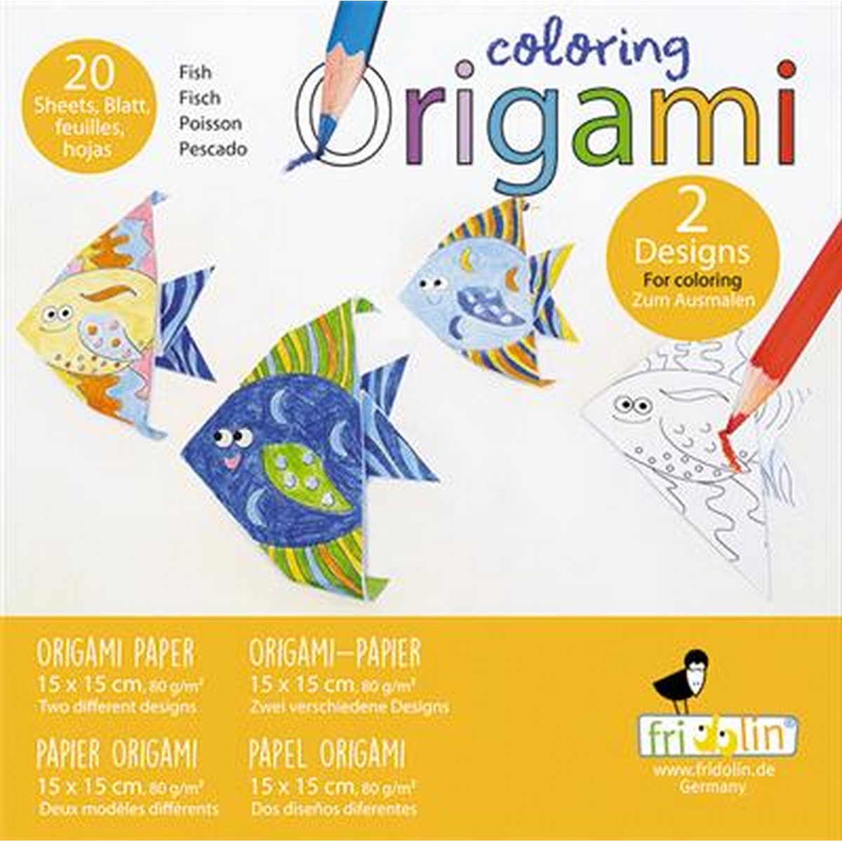 Coloring Origami - Pesce