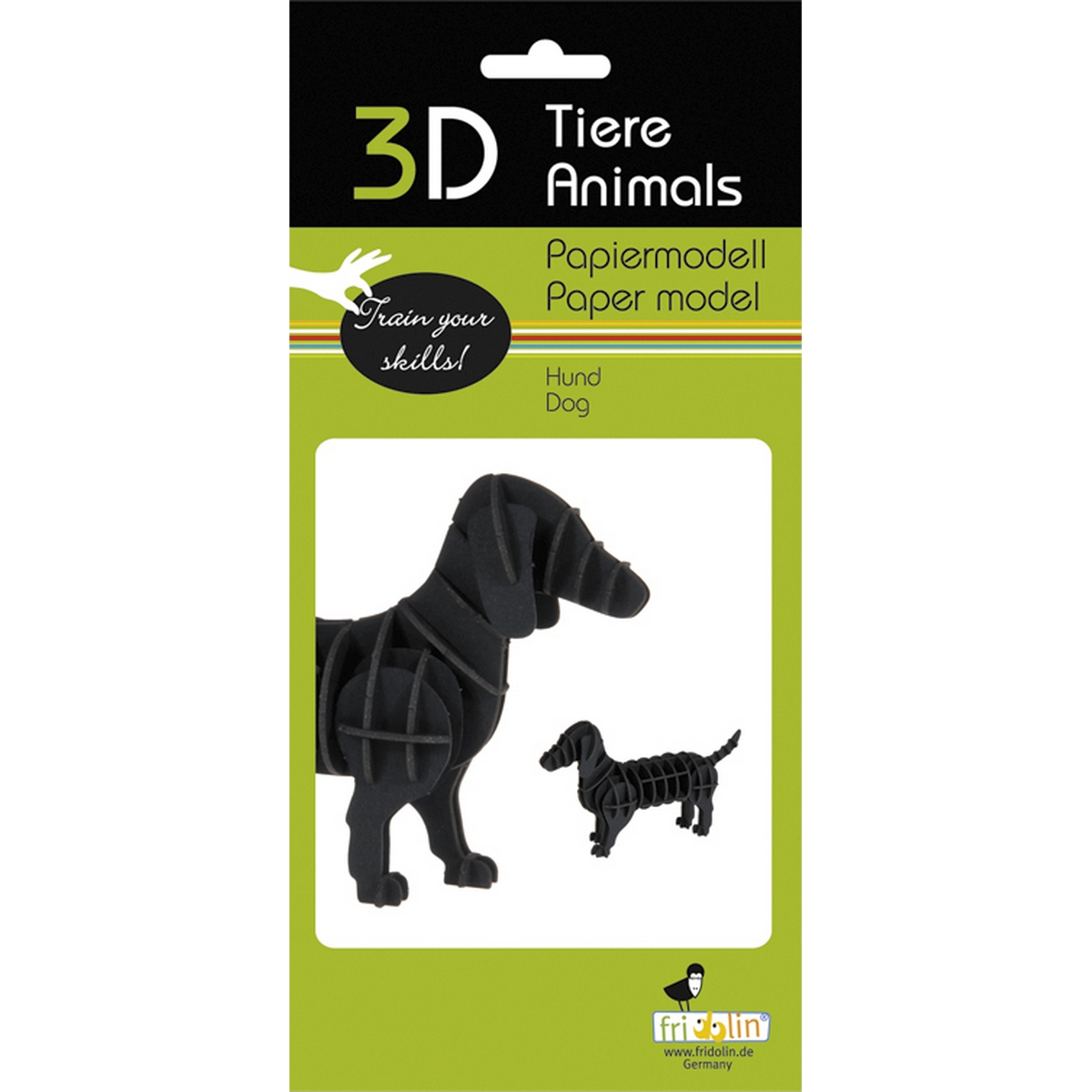 Cane Bassotto - Modello di carta 3D