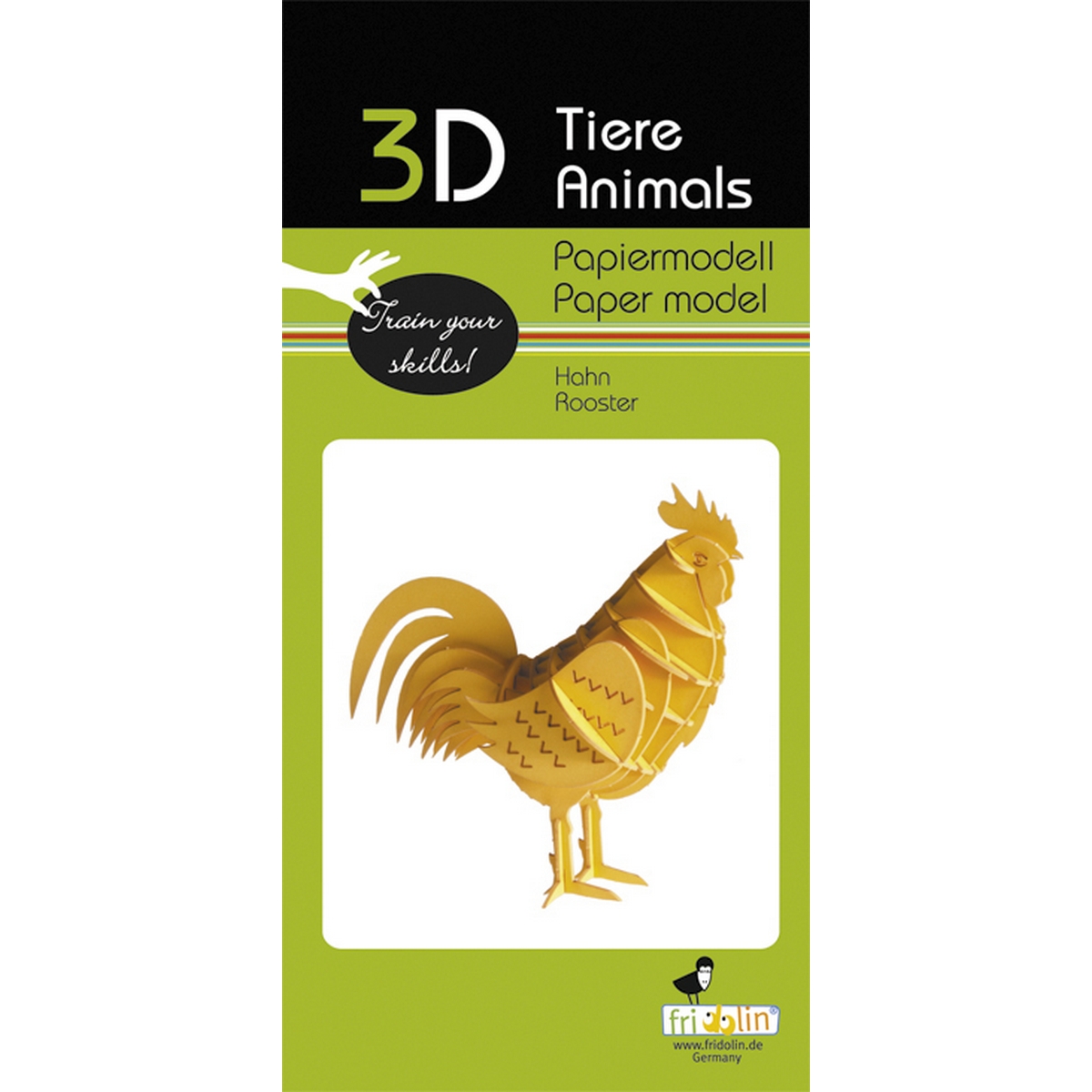 Gallo - Modello di carta 3D