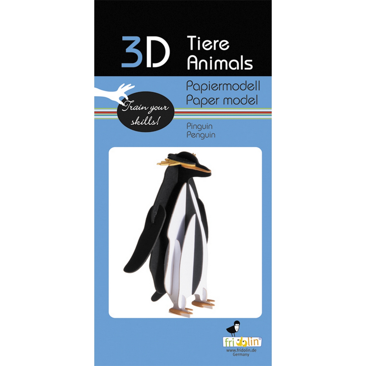 Pinguino - Modello di carta 3D