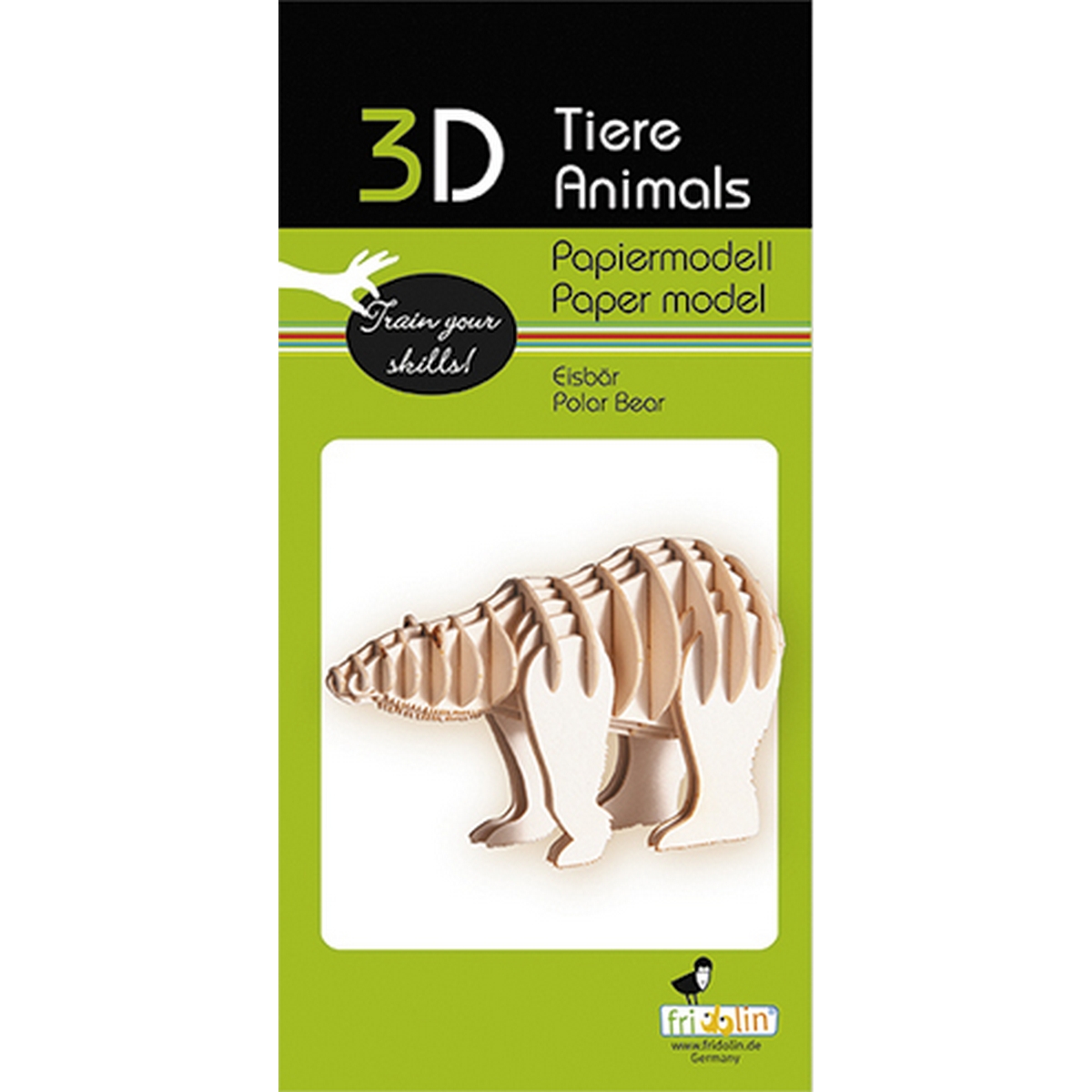 Orso Polare - Modello di carta 3D
