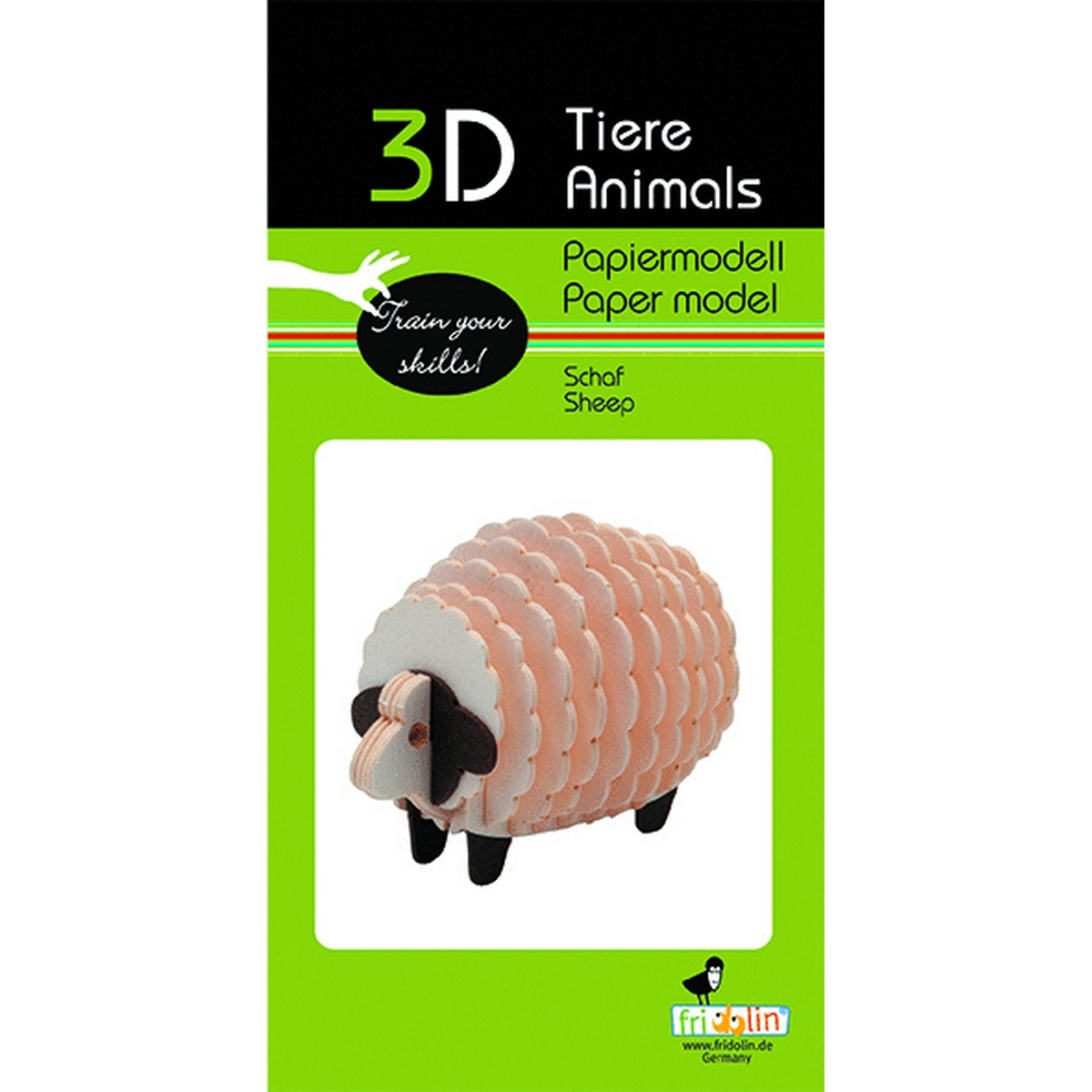 Pecora - Modello di carta 3D