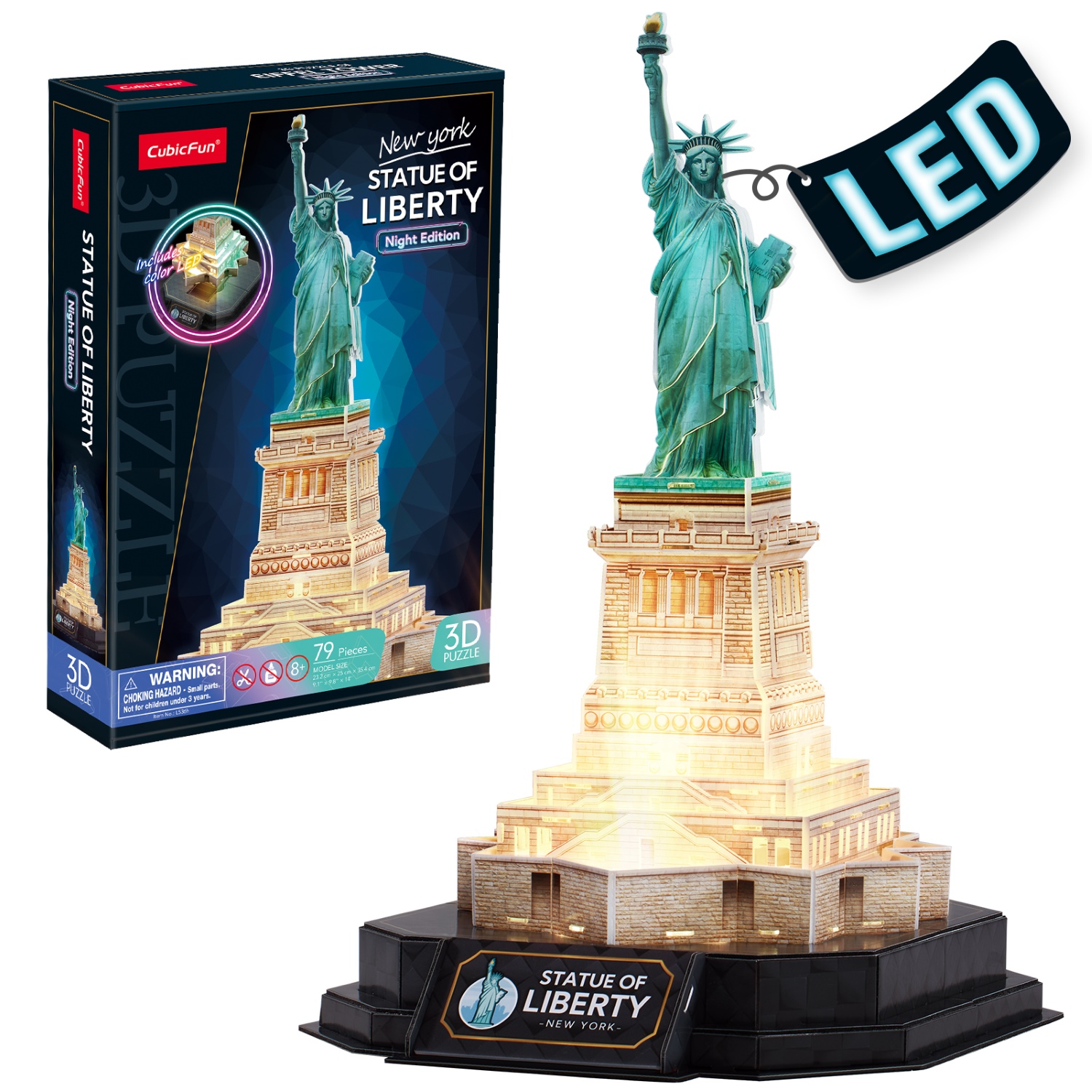 L536h.CBF Monumenti Led - Statua della Libertà
