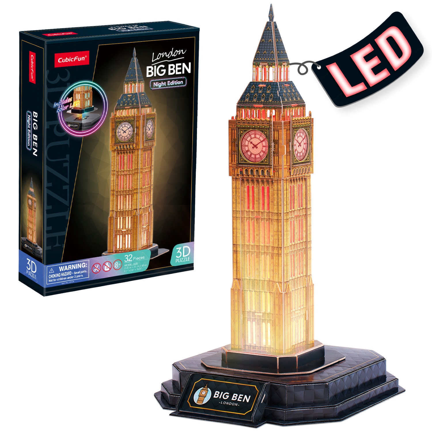 L537h.CBF Monumenti Led - Big Ben Londra