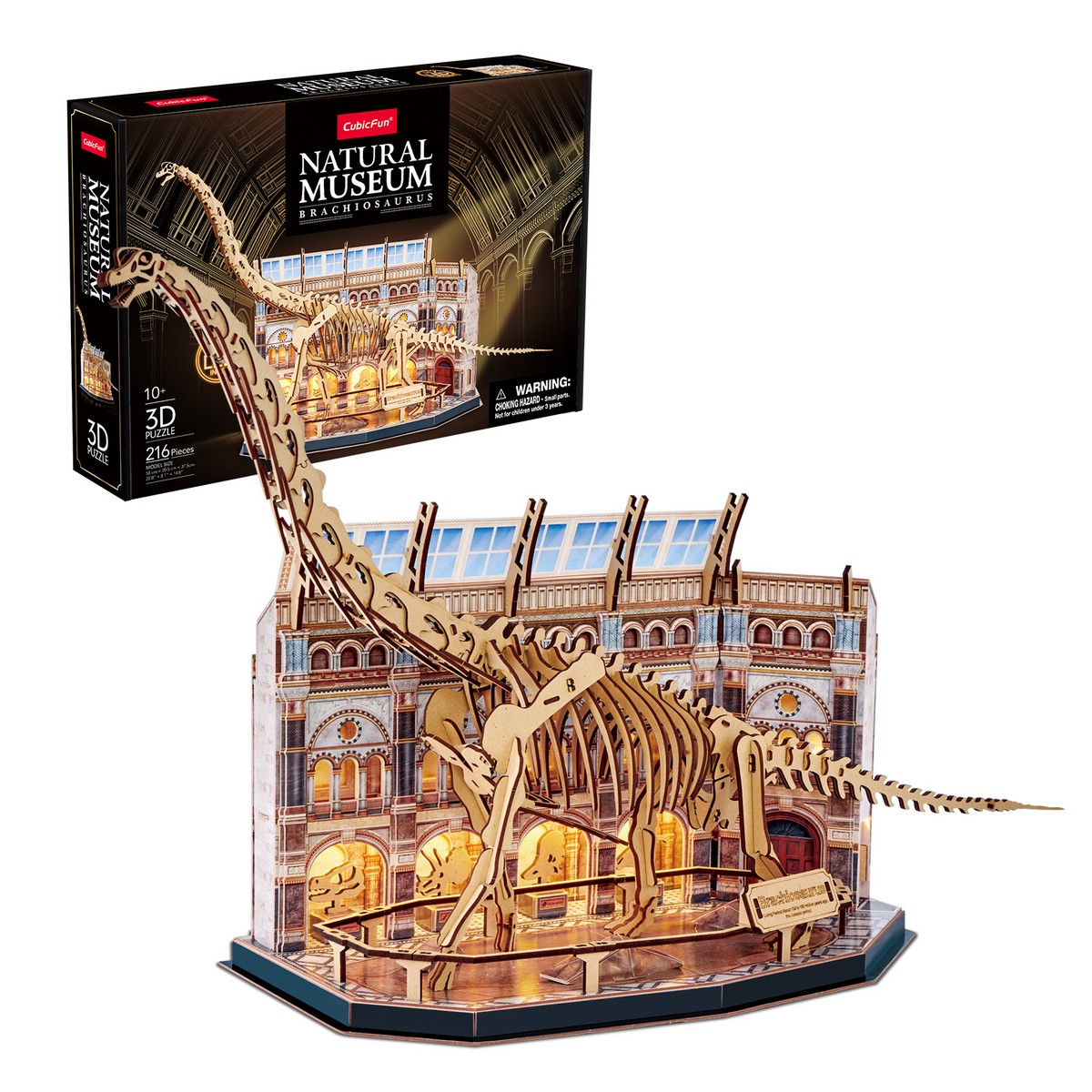 L544h.CBF Legno: Natural Museum - Brachiosaurus