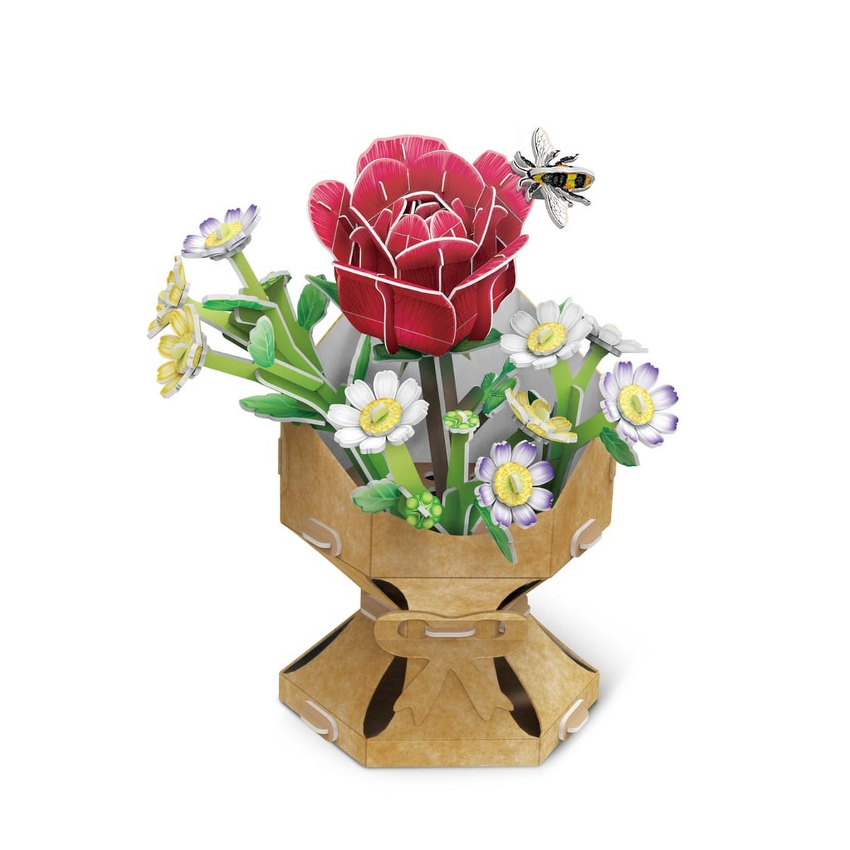 W3301h.CBF Botanical: Flower Bouquet - Rosa
