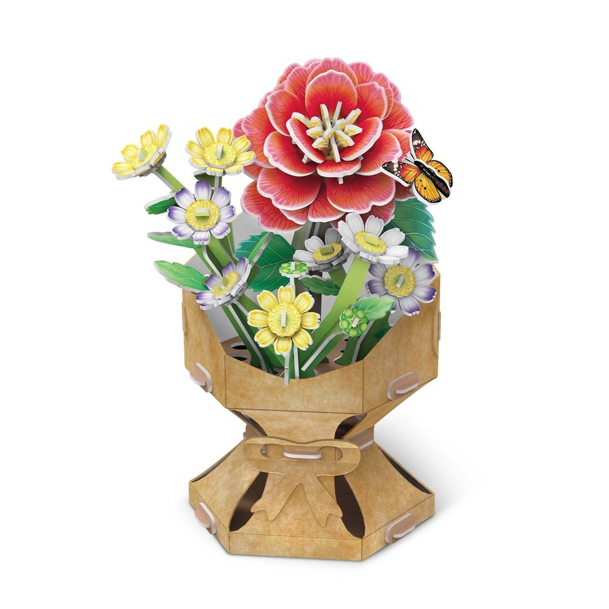 W3302h.CBF Botanical: Flower Bouquet - Camellia