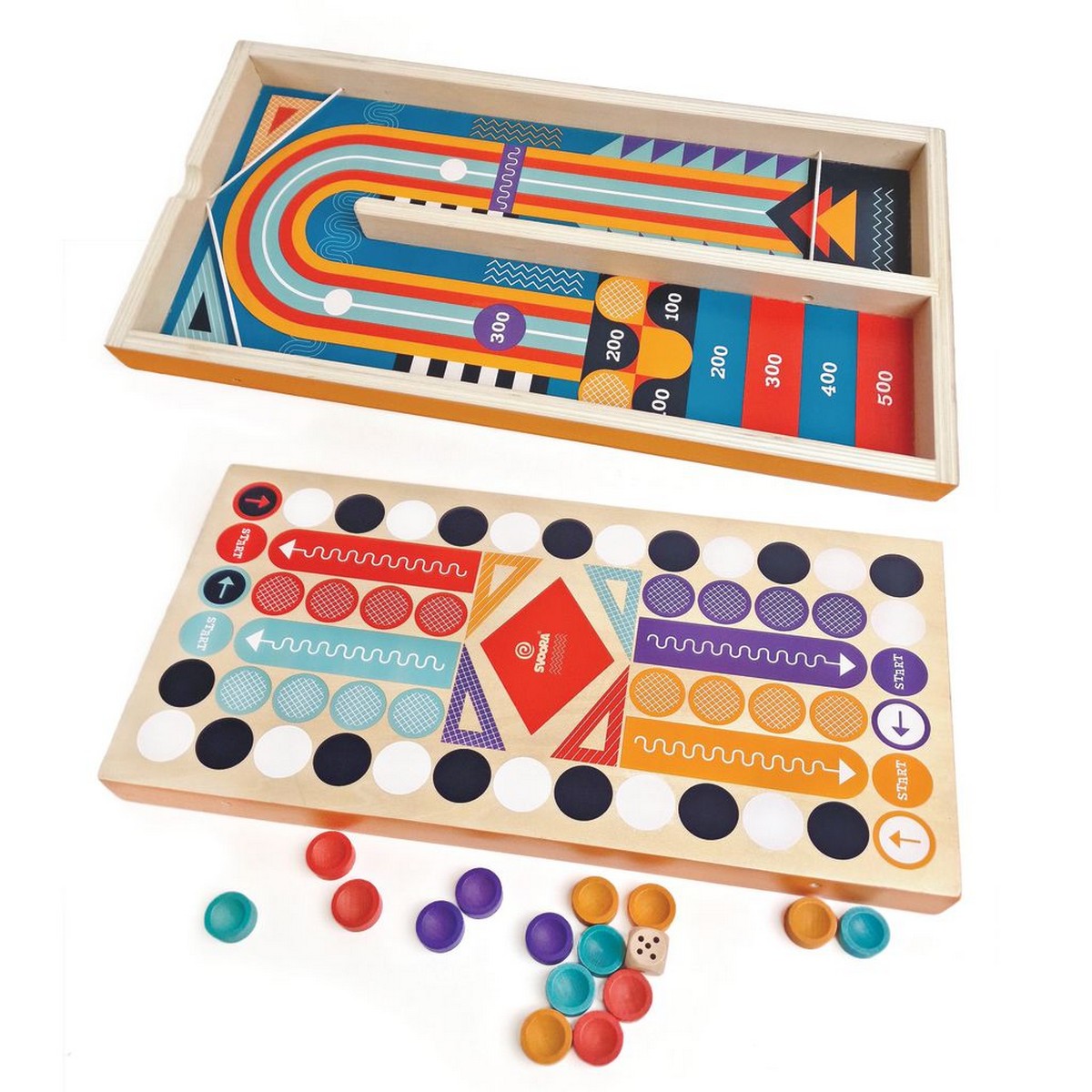 Gioco 2 in 1 - Fionda e Ludo