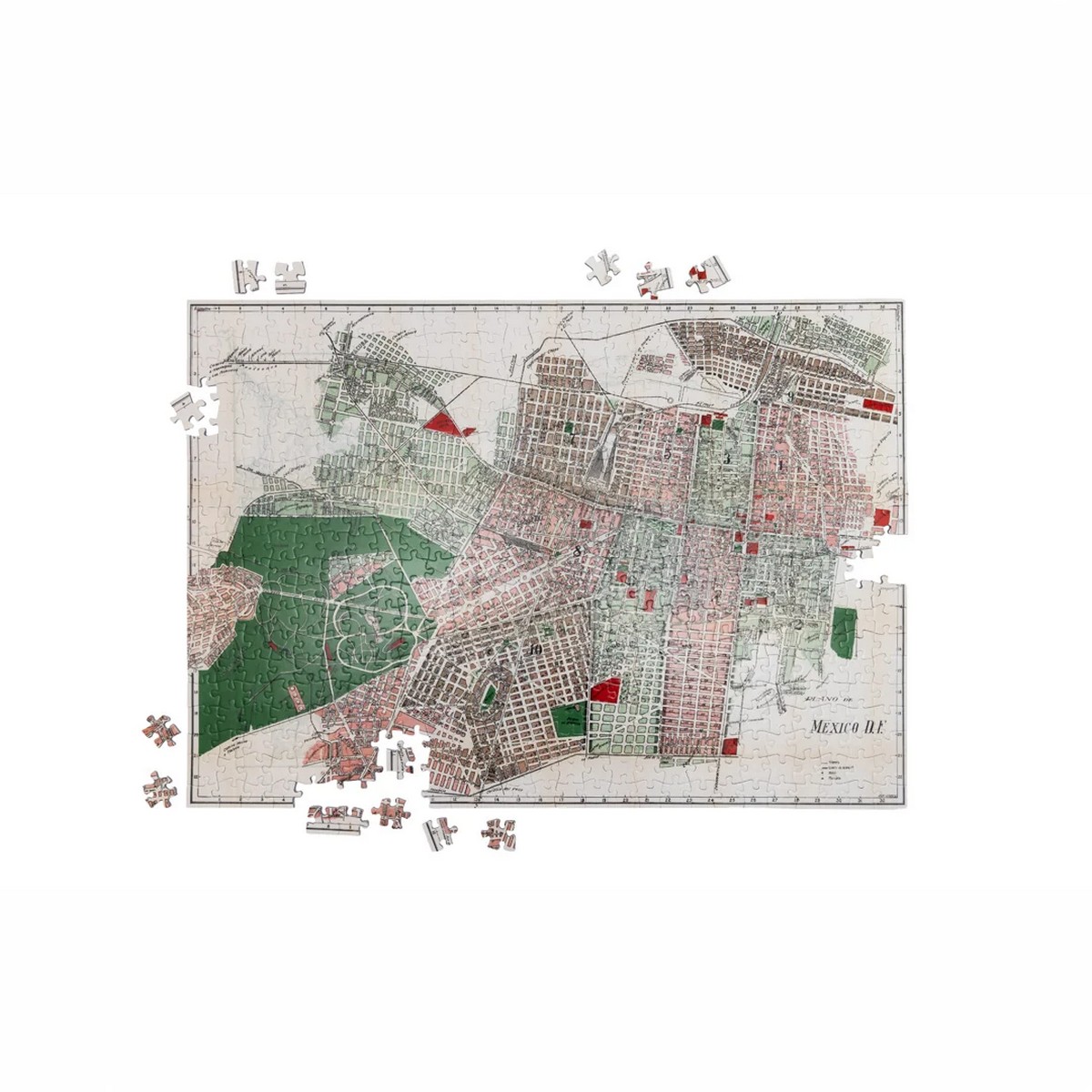 Puzzle Mappa Città del Messico