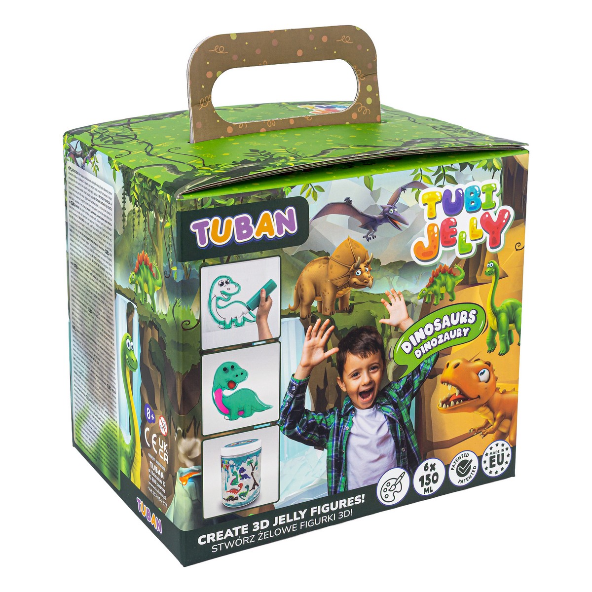 Tubi Jelly 6 Colori - Acquario Dinosauri