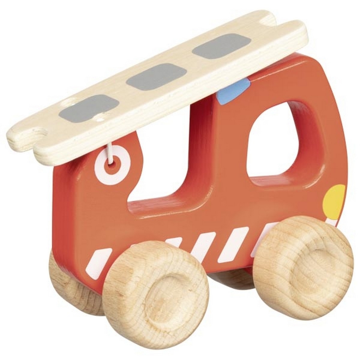 Camion dei pompieri con scala