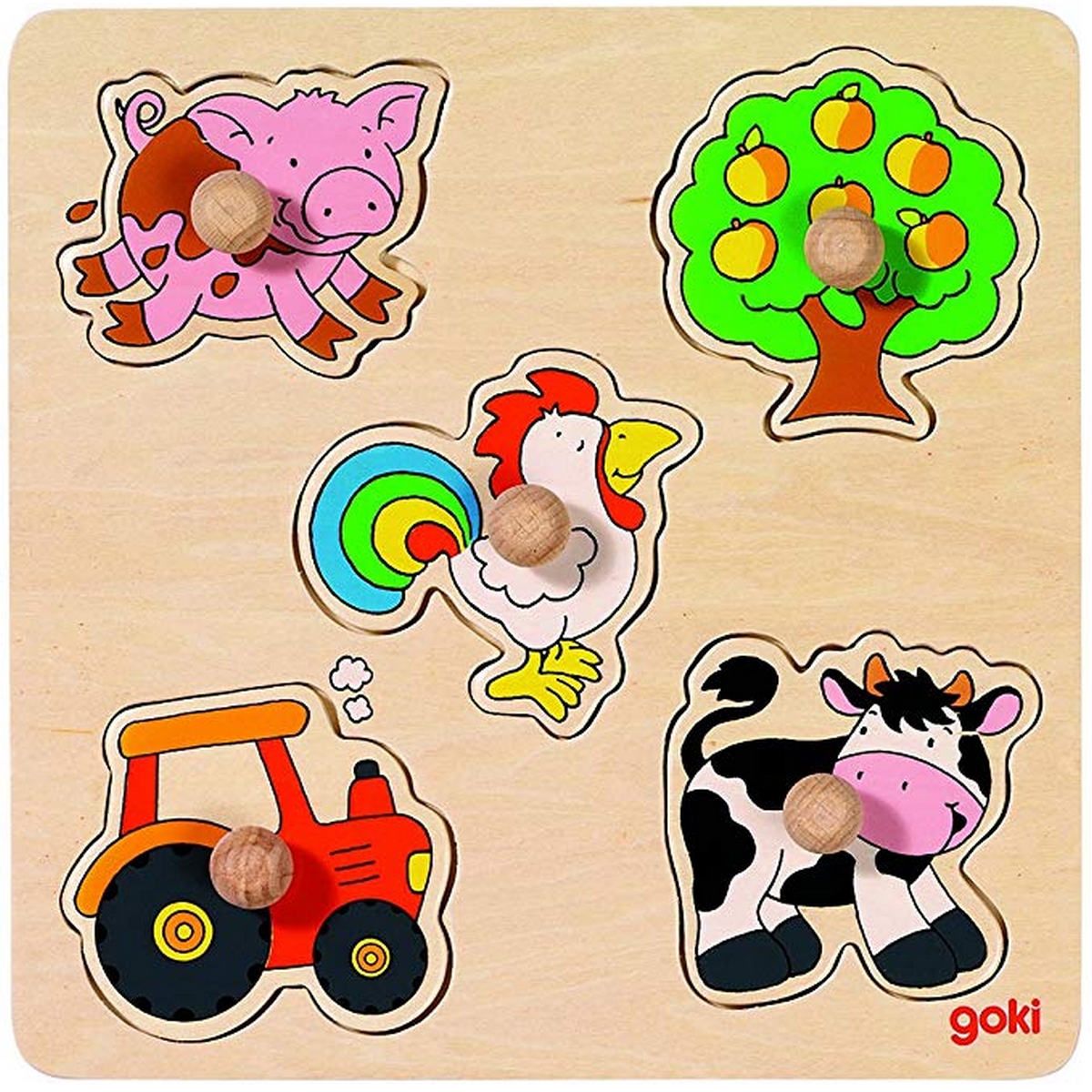 Puzzle con pomelli, In Campagna