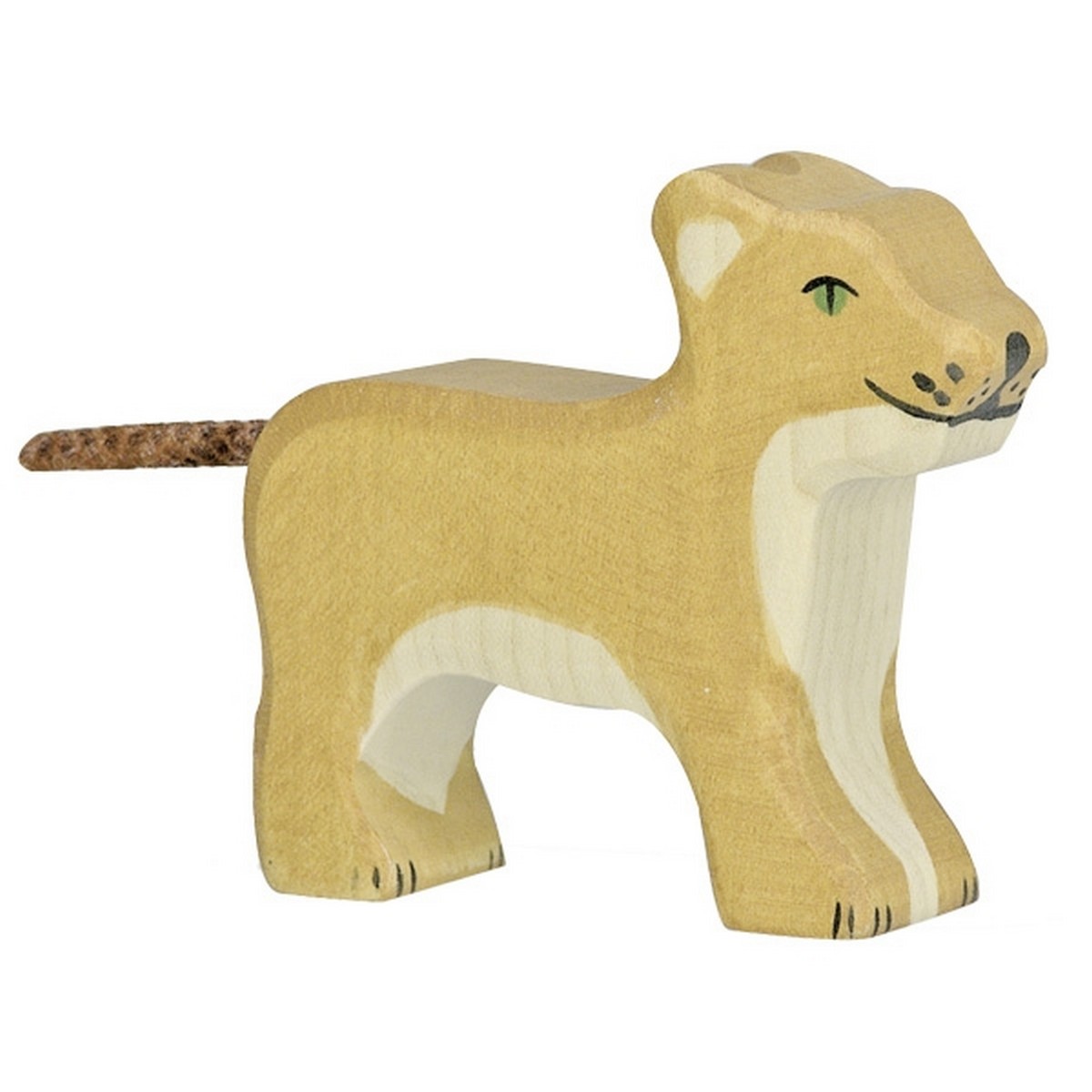 Leone piccolo in piedi - Holztiger